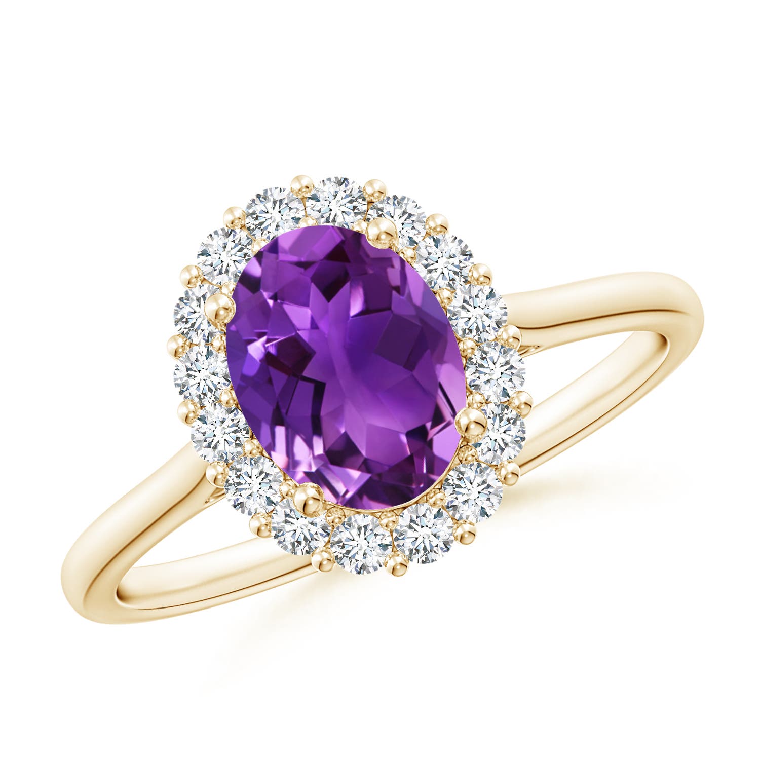 AAAA - Amethyst / 1.55 CT / 14 KT Yellow Gold