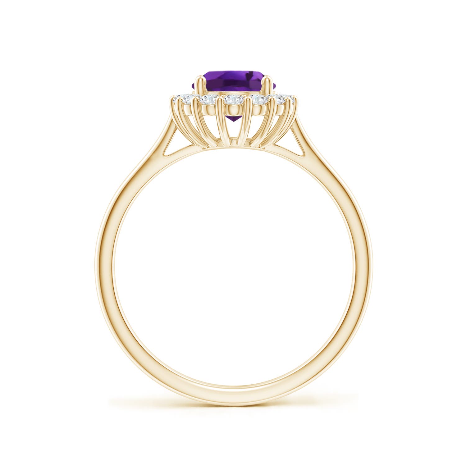 AAAA - Amethyst / 1.55 CT / 14 KT Yellow Gold