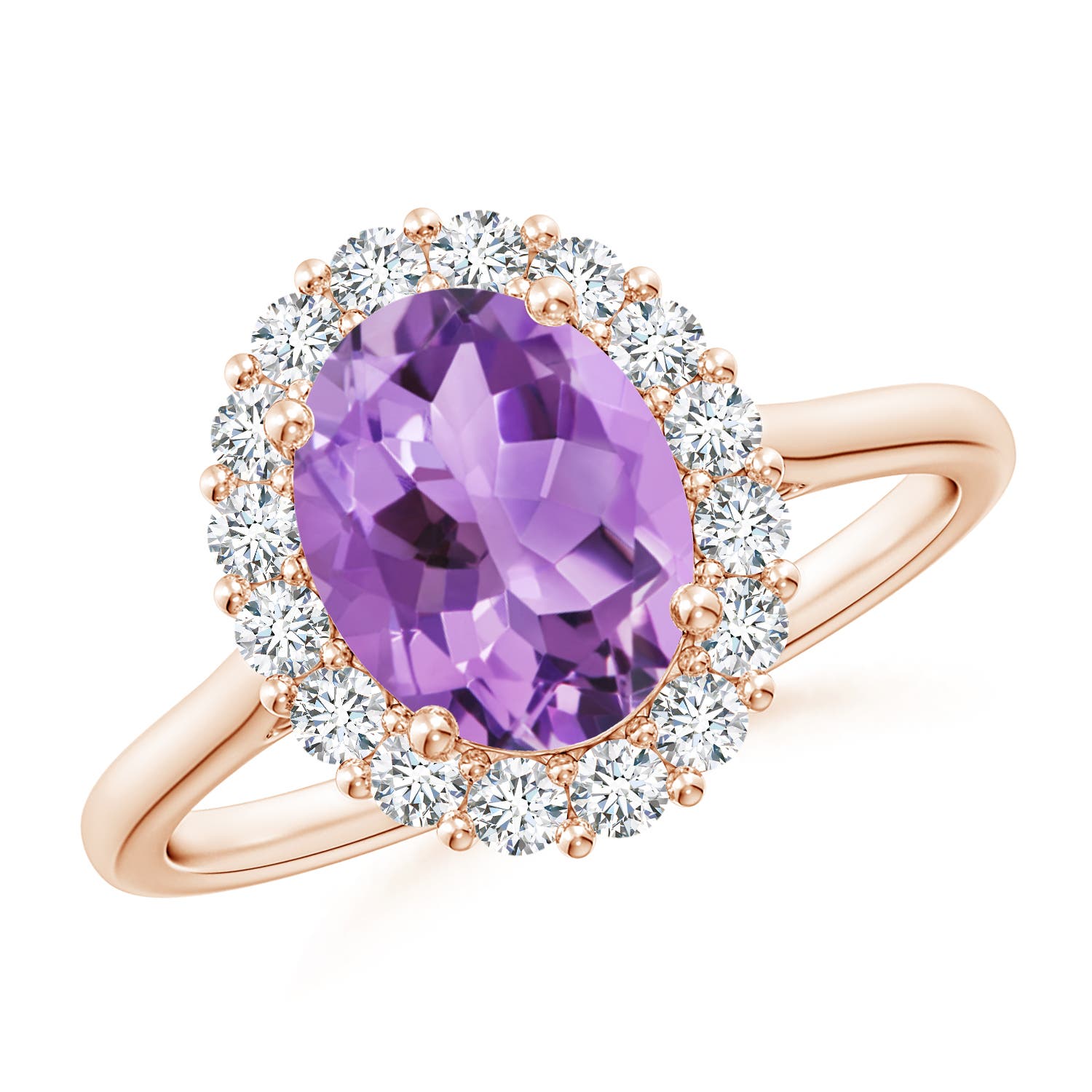 A - Amethyst / 2.16 CT / 14 KT Rose Gold