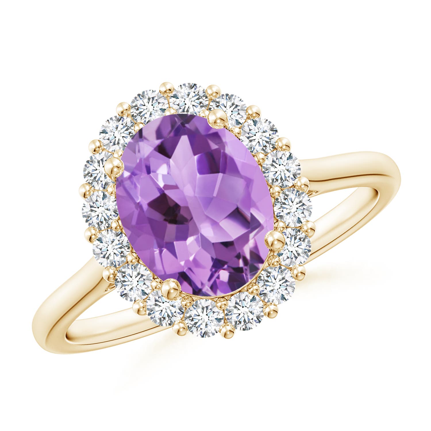 A - Amethyst / 2.16 CT / 14 KT Yellow Gold