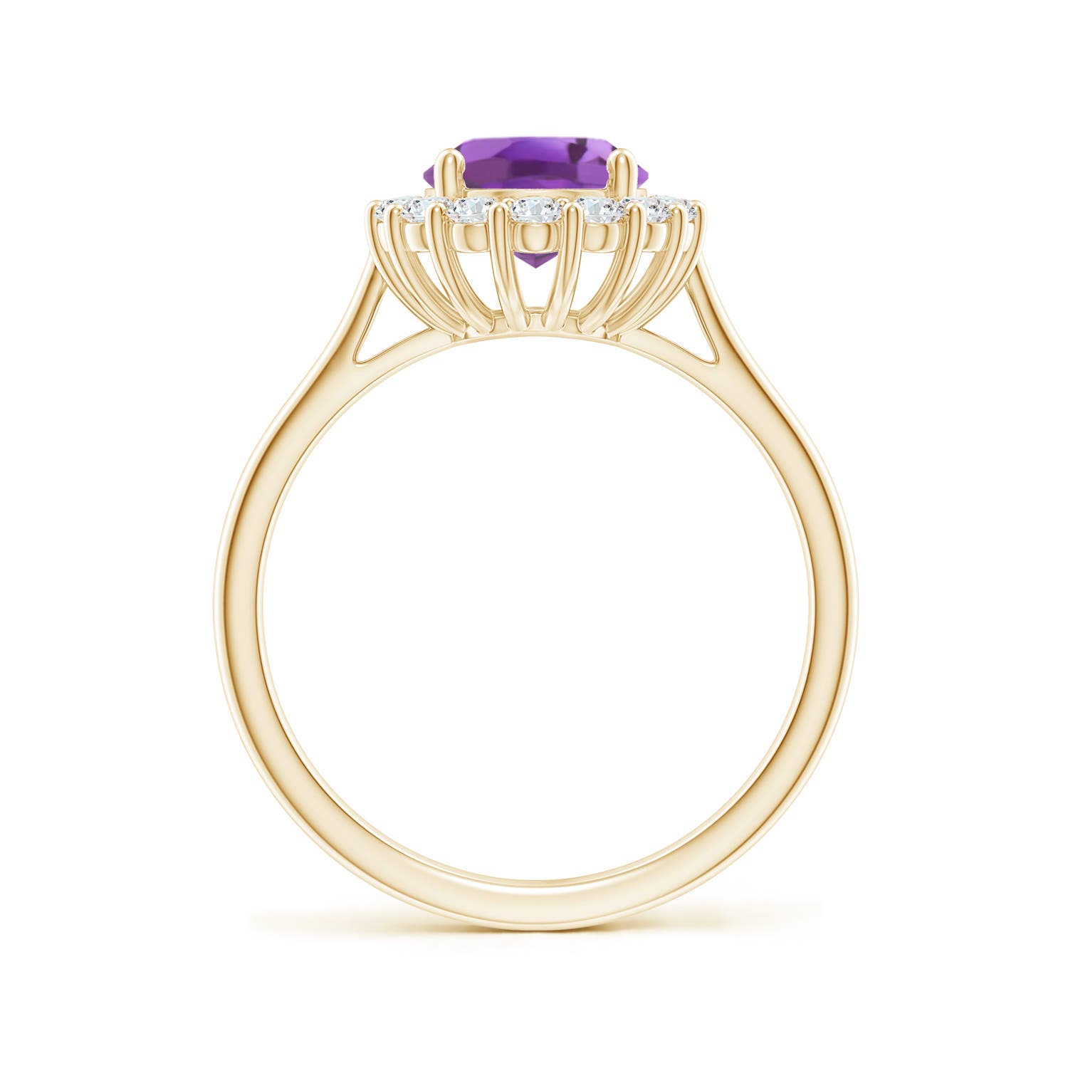 A - Amethyst / 2.16 CT / 14 KT Yellow Gold