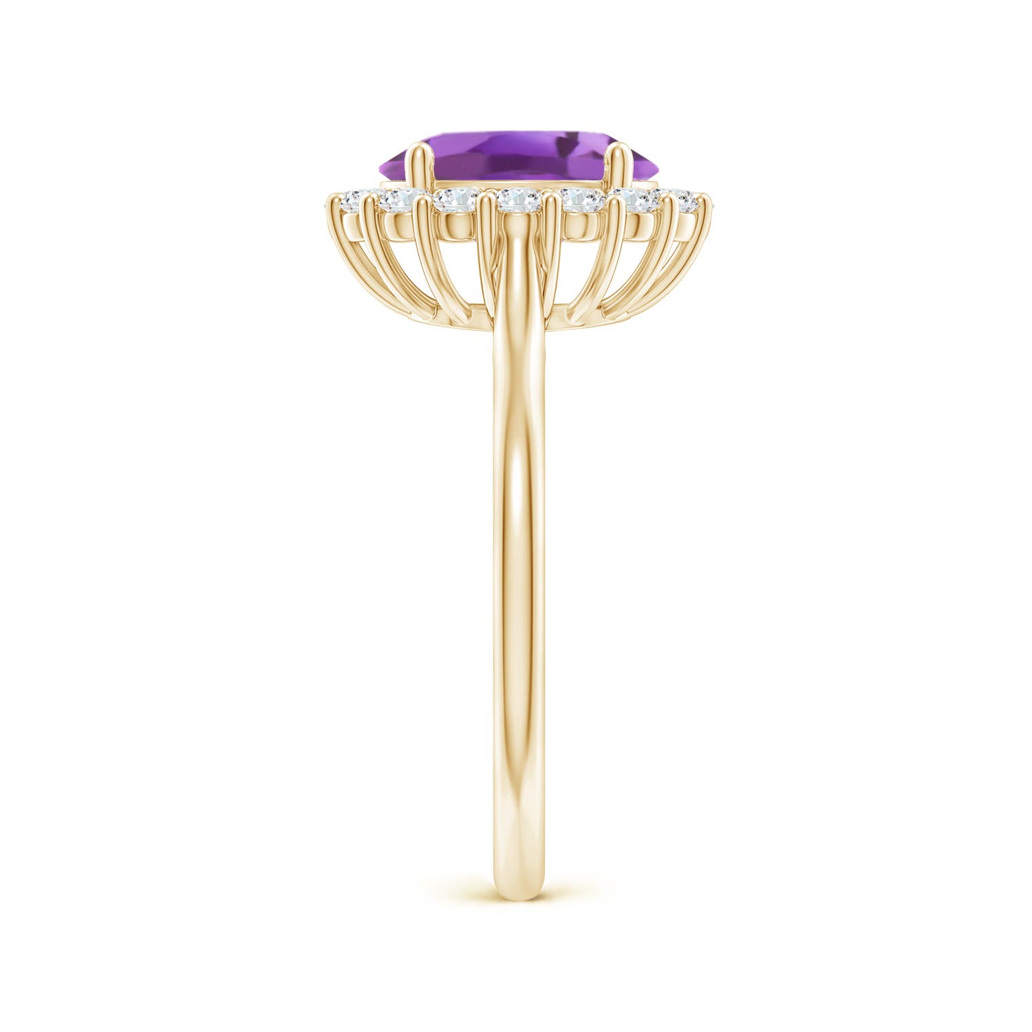 A - Amethyst / 2.16 CT / 14 KT Yellow Gold