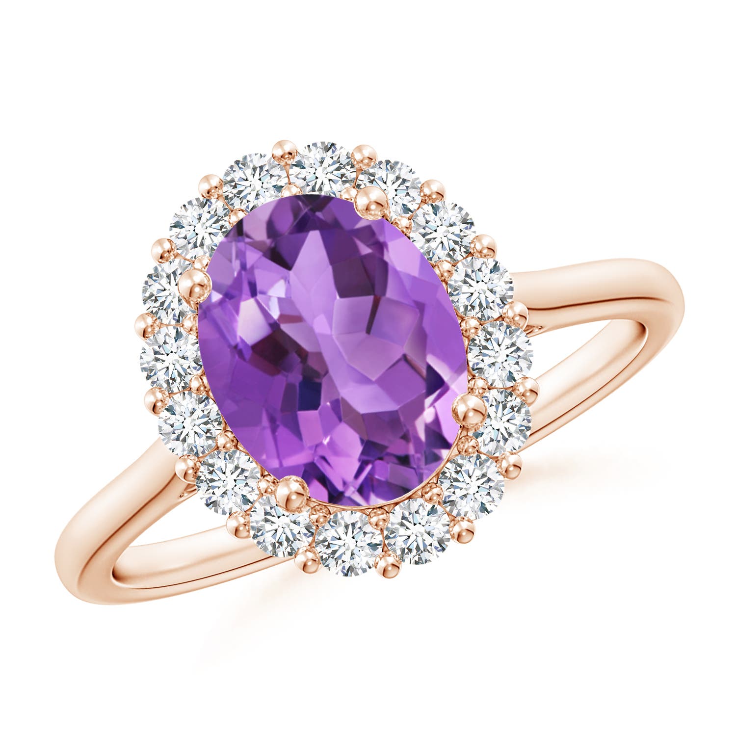 AA - Amethyst / 2.16 CT / 14 KT Rose Gold