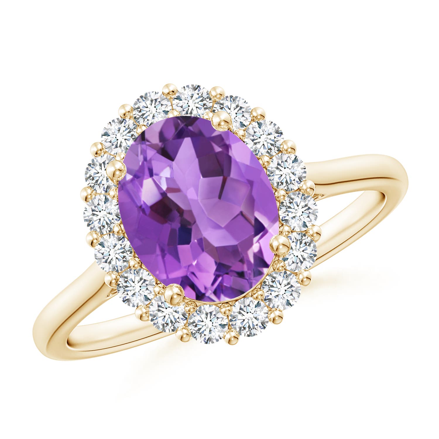 AA - Amethyst / 2.16 CT / 14 KT Yellow Gold