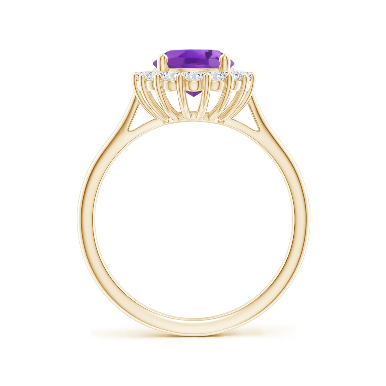 AA - Amethyst / 2.16 CT / 14 KT Yellow Gold