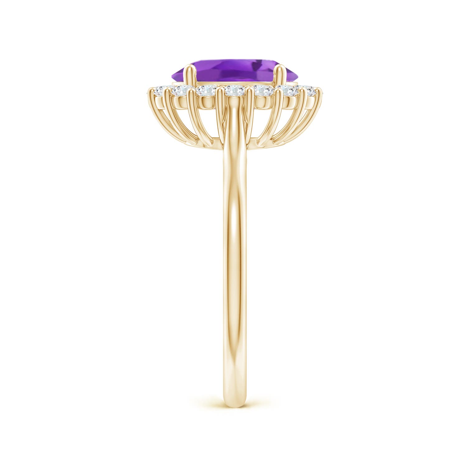 AA - Amethyst / 2.16 CT / 14 KT Yellow Gold