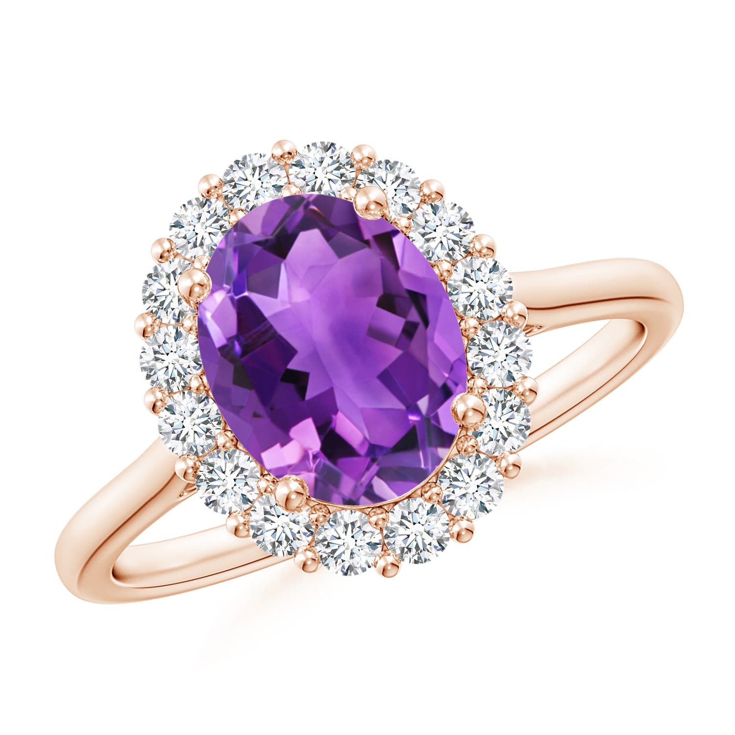 AAA - Amethyst / 2.16 CT / 14 KT Rose Gold