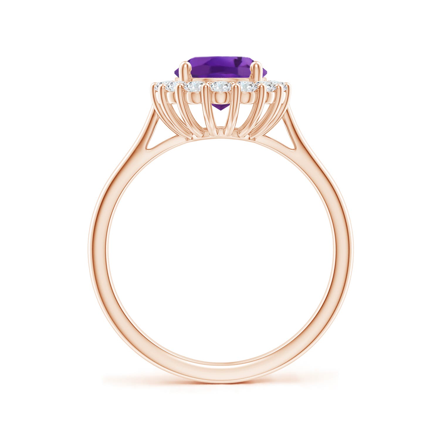 AAA - Amethyst / 2.16 CT / 14 KT Rose Gold