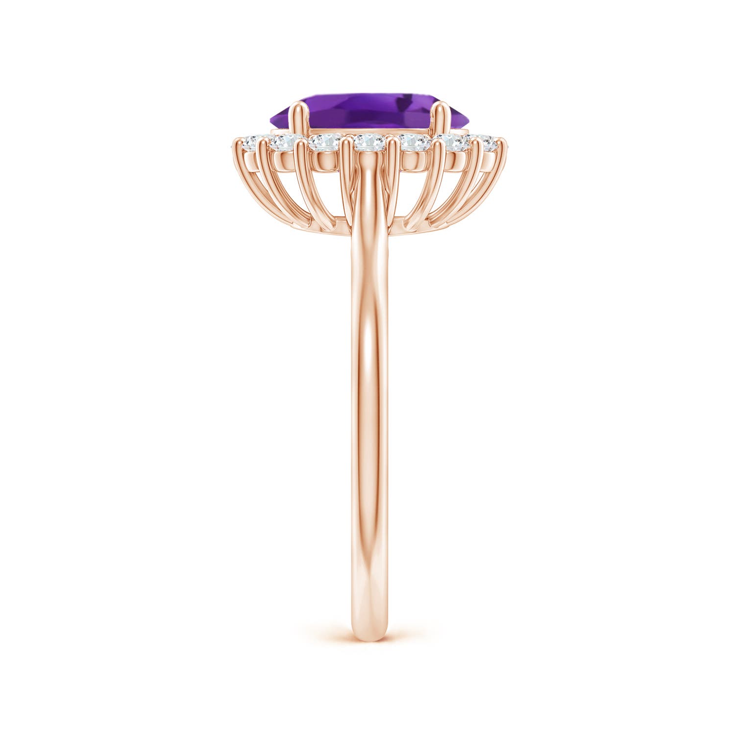 AAA - Amethyst / 2.16 CT / 14 KT Rose Gold