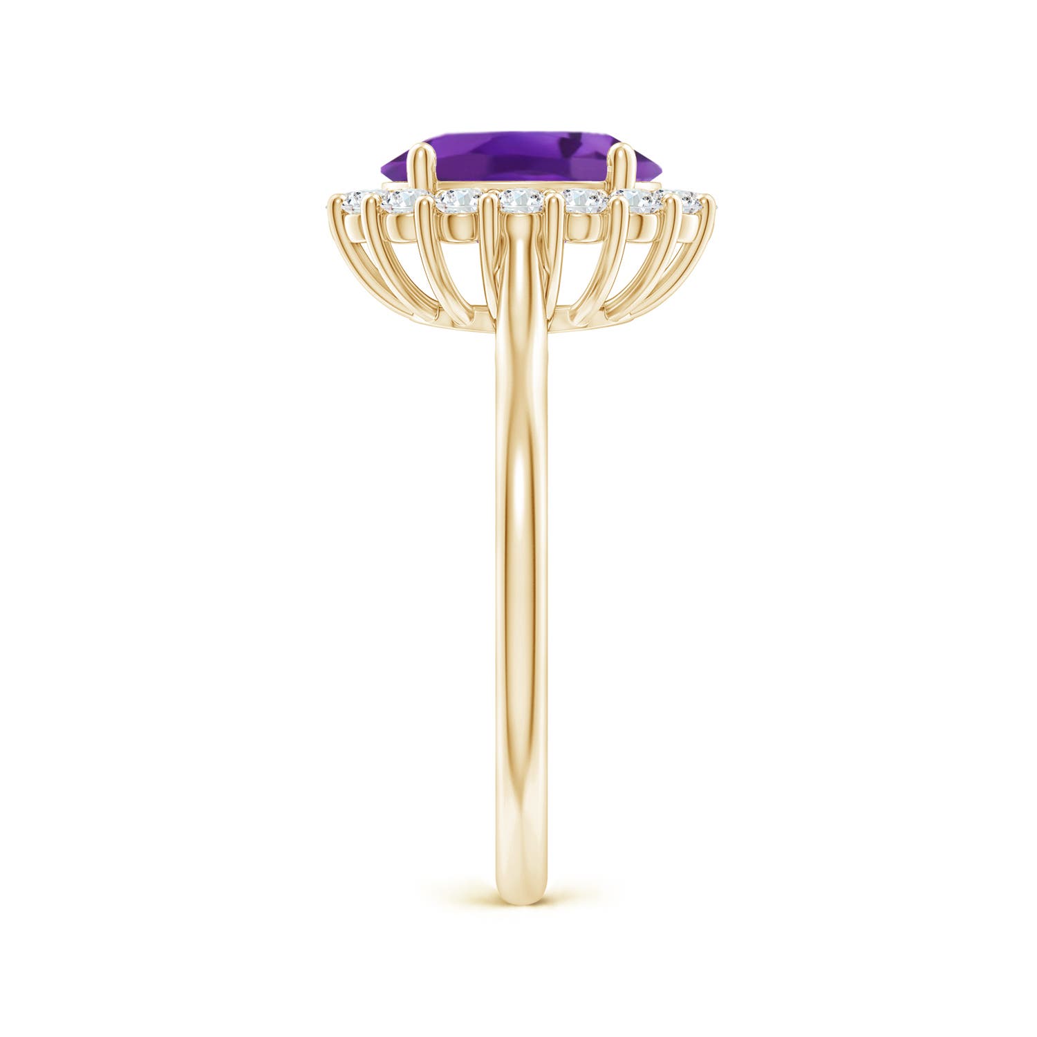 AAA - Amethyst / 2.16 CT / 14 KT Yellow Gold