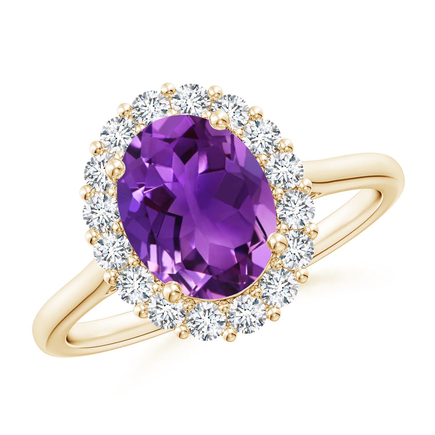 AAAA - Amethyst / 2.16 CT / 14 KT Yellow Gold