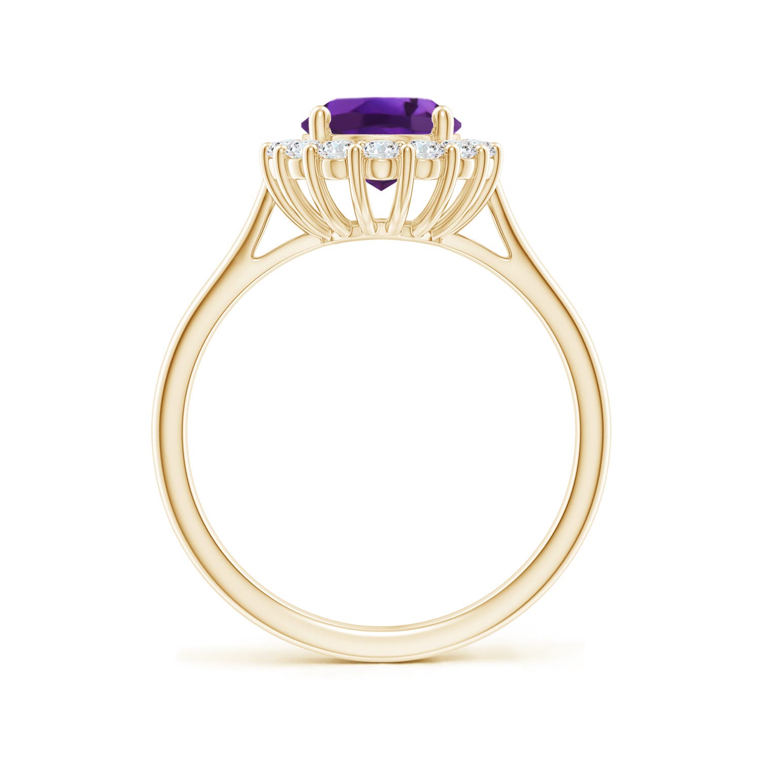 AAAA - Amethyst / 2.16 CT / 14 KT Yellow Gold