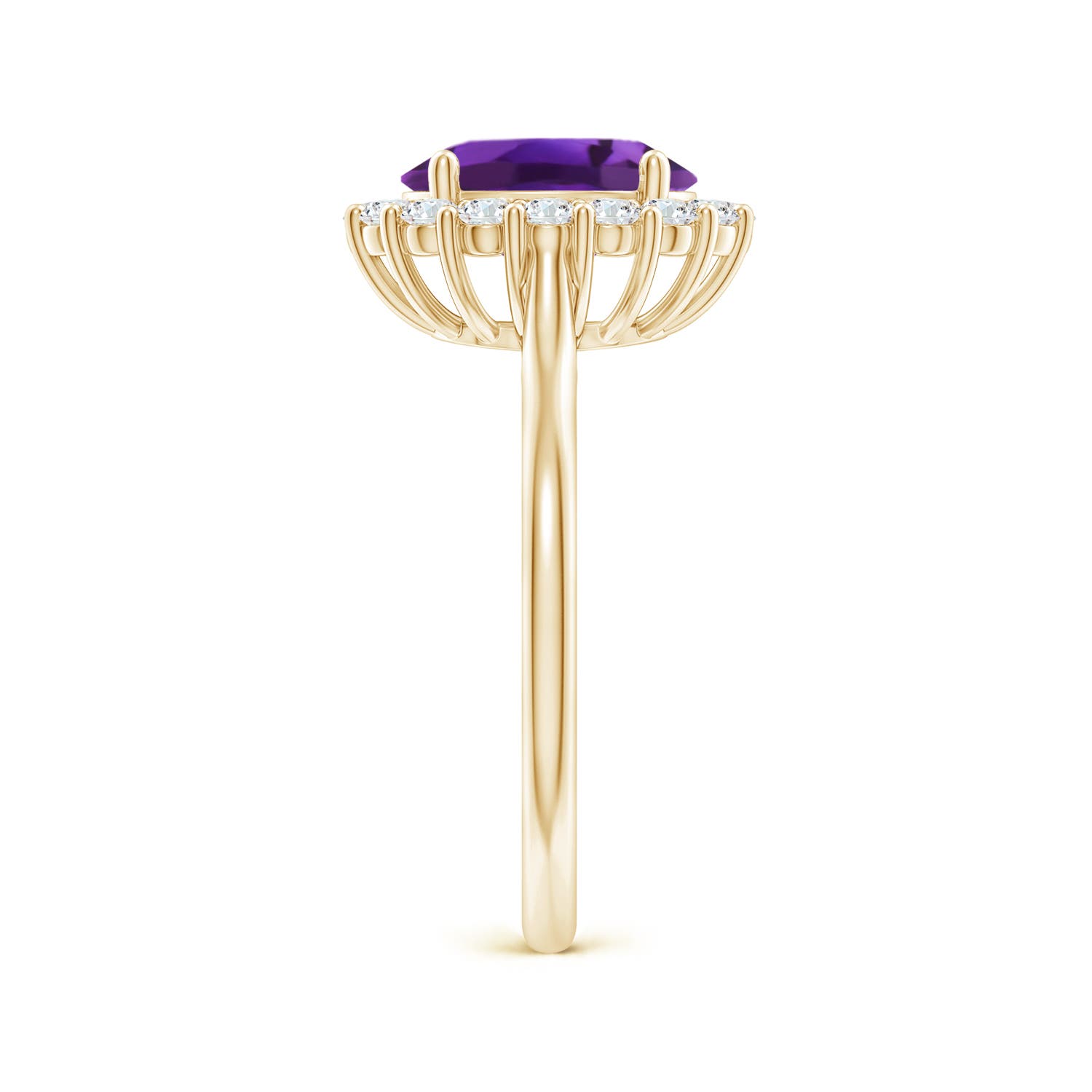 AAAA - Amethyst / 2.16 CT / 14 KT Yellow Gold