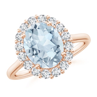 Oval A Aquamarine