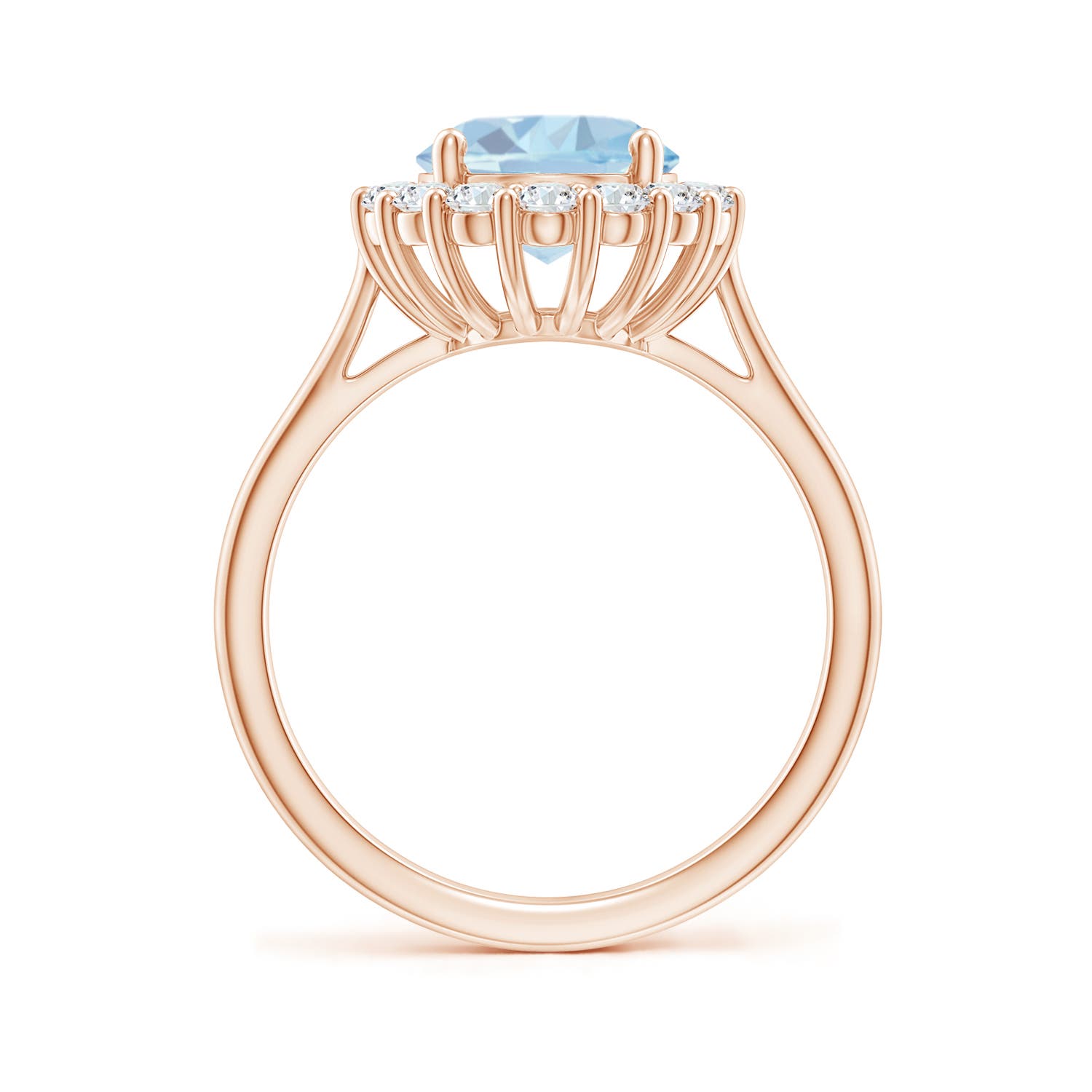 A - Aquamarine / 2.76 CT / 14 KT Rose Gold