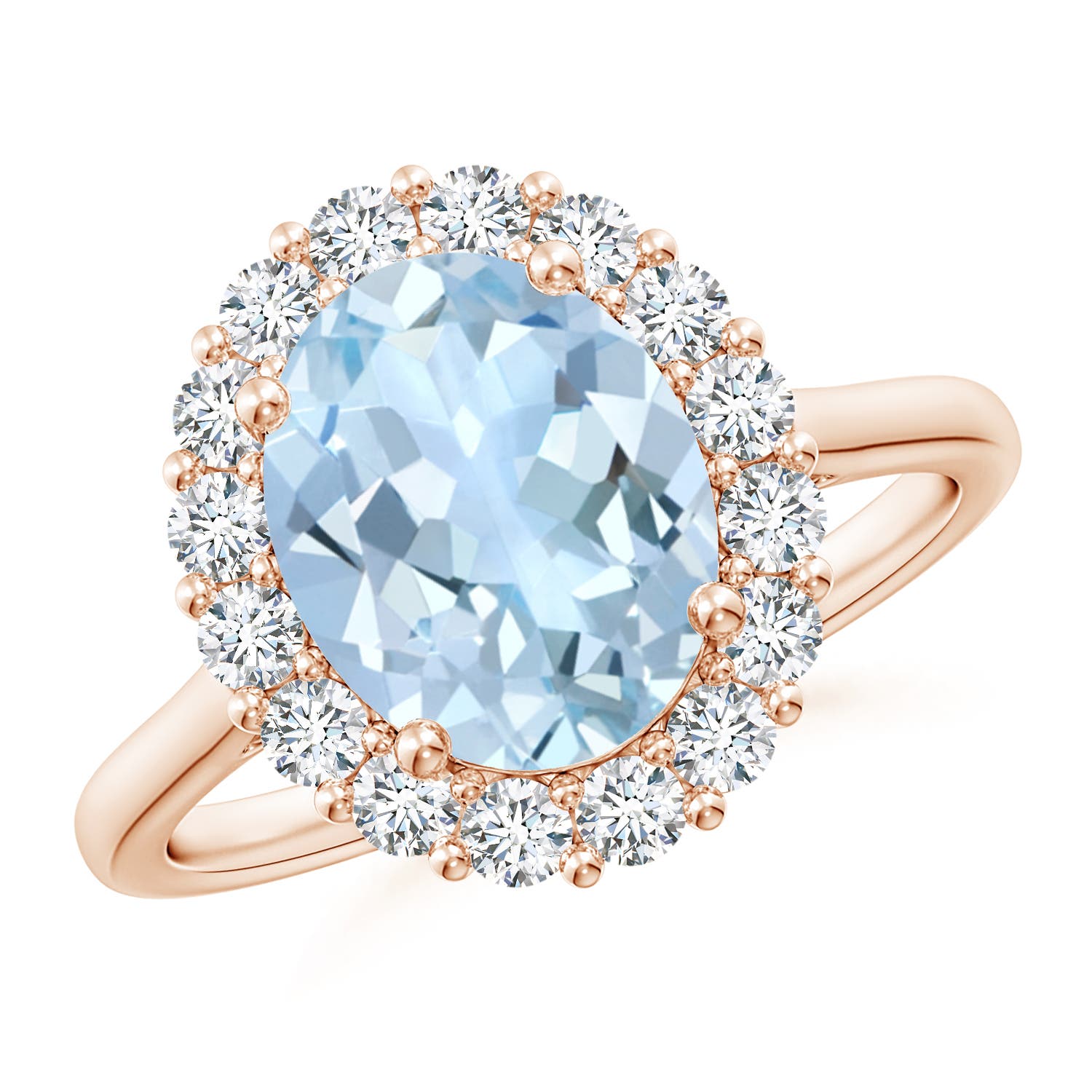 AA - Aquamarine / 2.76 CT / 14 KT Rose Gold