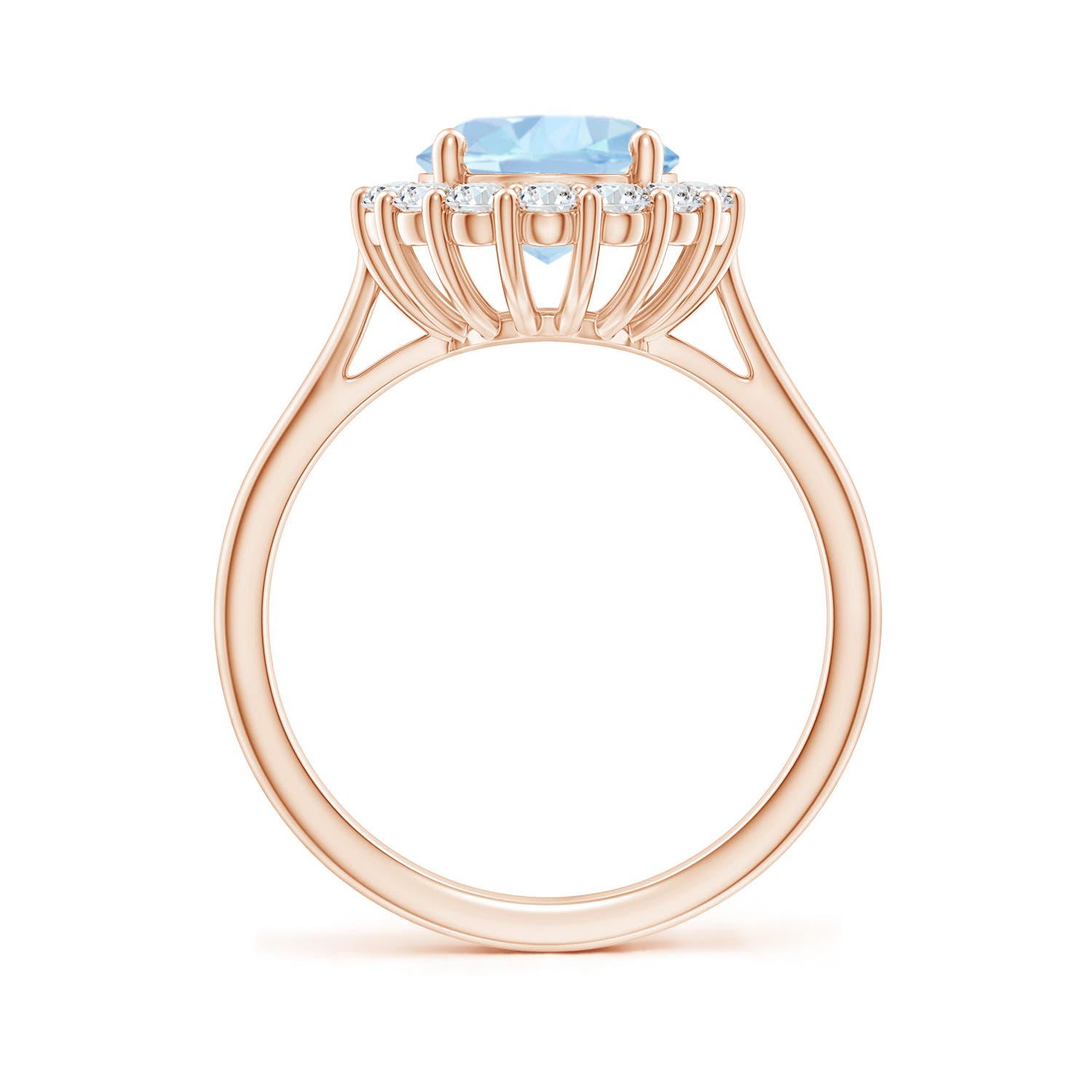 AA - Aquamarine / 2.76 CT / 14 KT Rose Gold