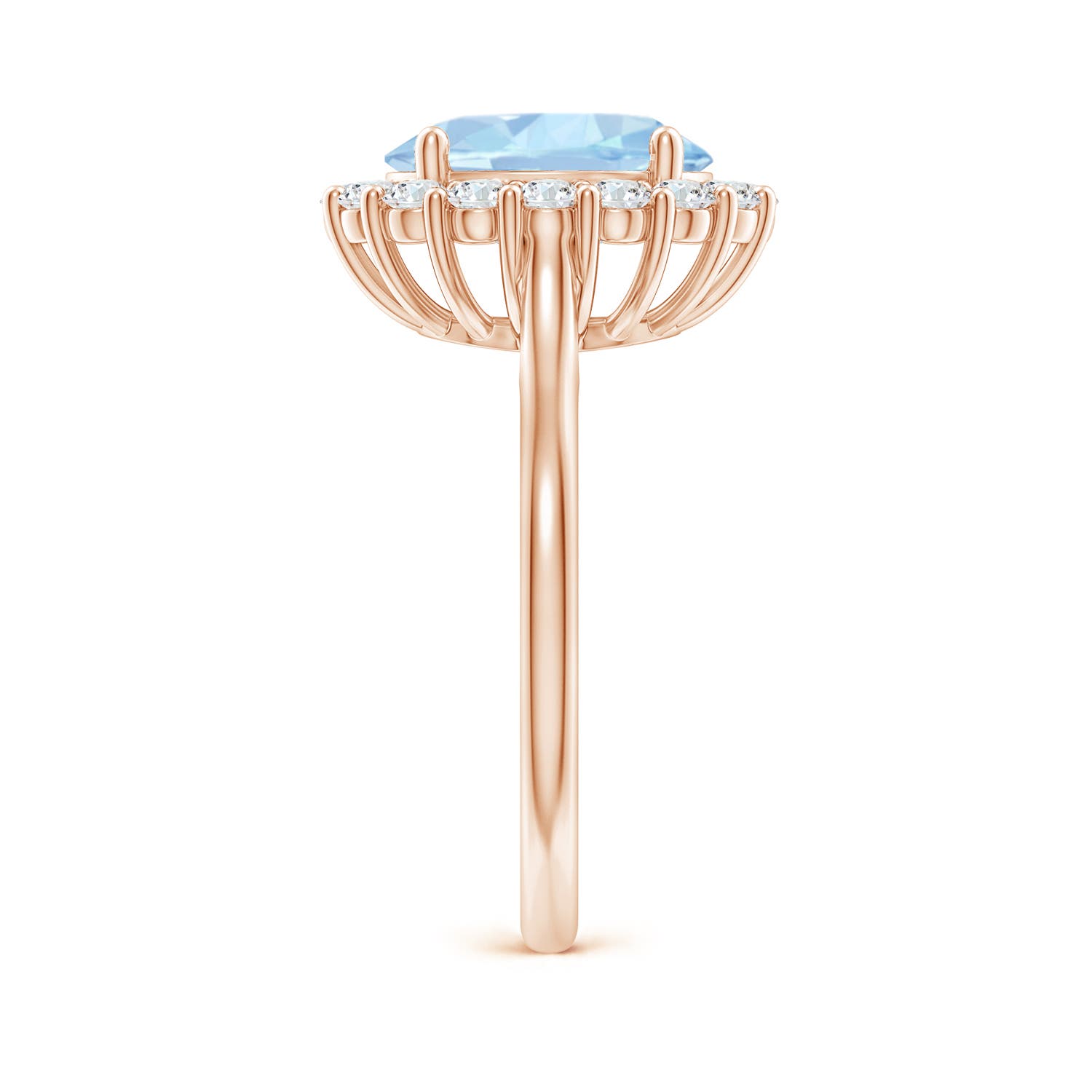 AA - Aquamarine / 2.76 CT / 14 KT Rose Gold