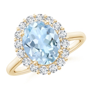 Oval AA Aquamarine