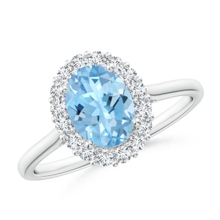 Oval AAAA Aquamarine