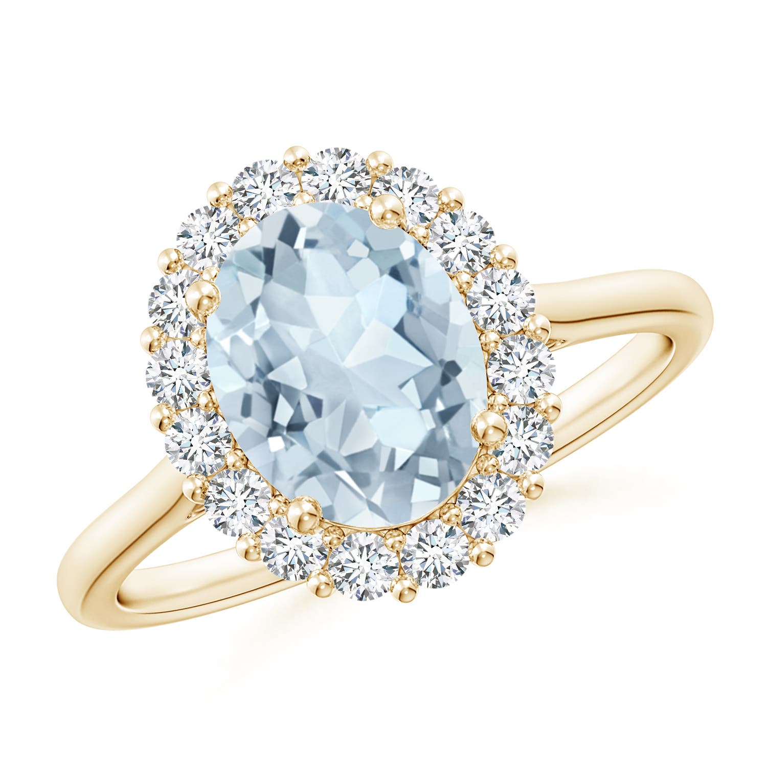 A - Aquamarine / 1.9 CT / 14 KT Yellow Gold