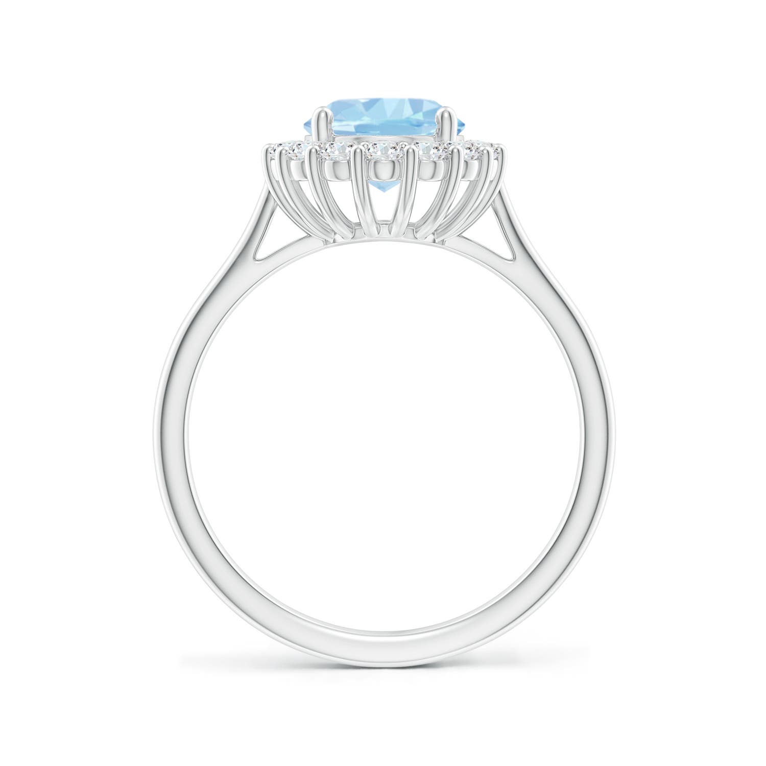 AAA - Aquamarine / 1.9 CT / 14 KT White Gold