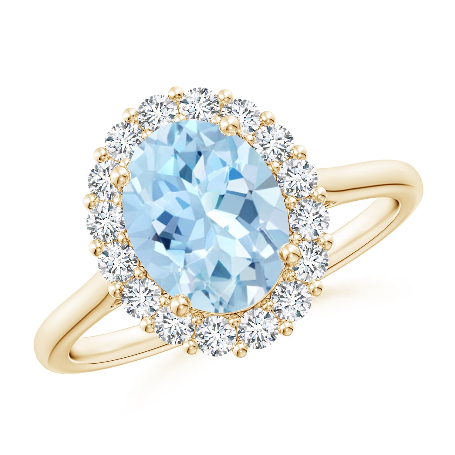 AAA - Aquamarine / 1.9 CT / 14 KT Yellow Gold