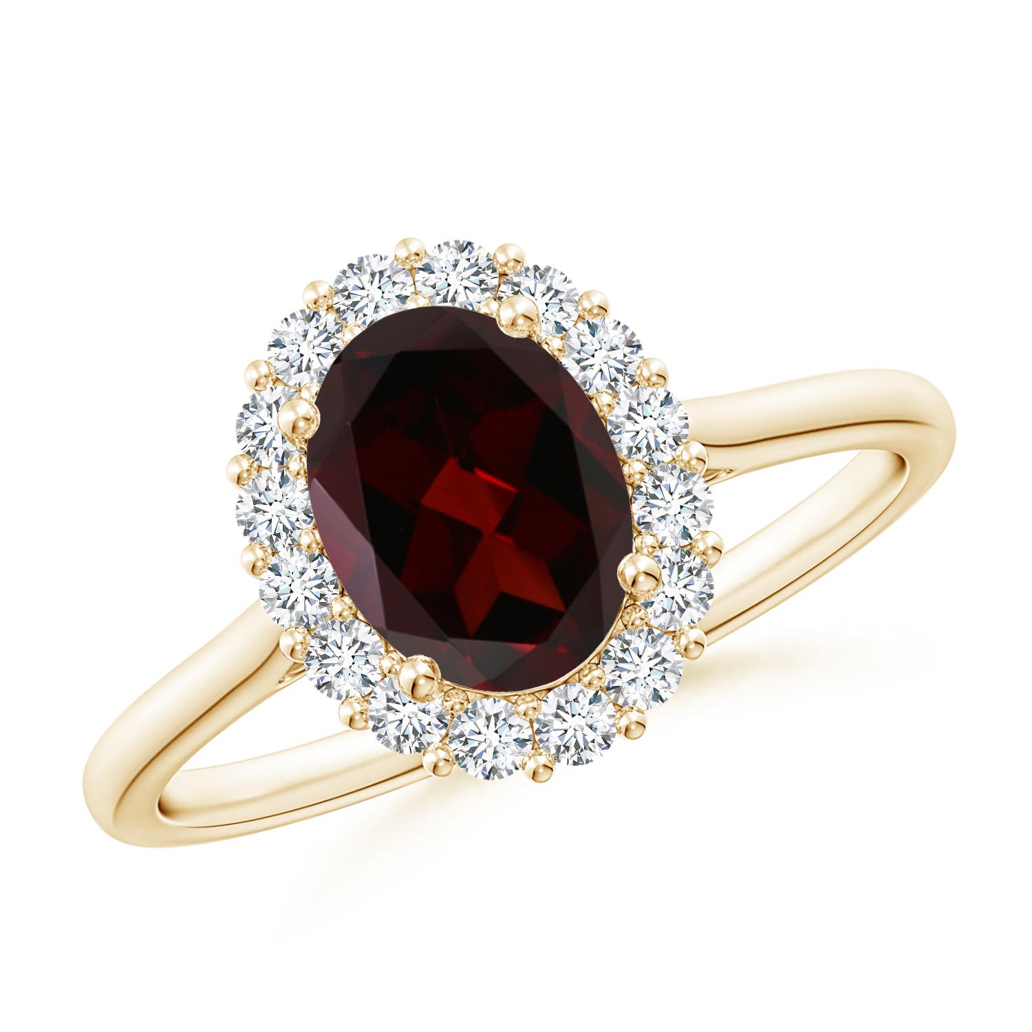 A - Garnet / 1.74 CT / 14 KT Yellow Gold