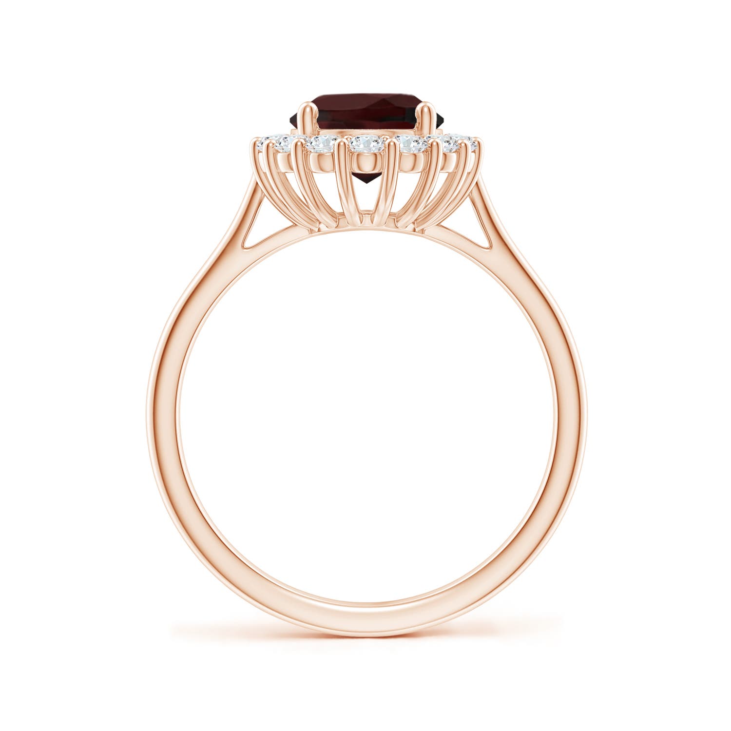 A - Garnet / 2.4 CT / 14 KT Rose Gold