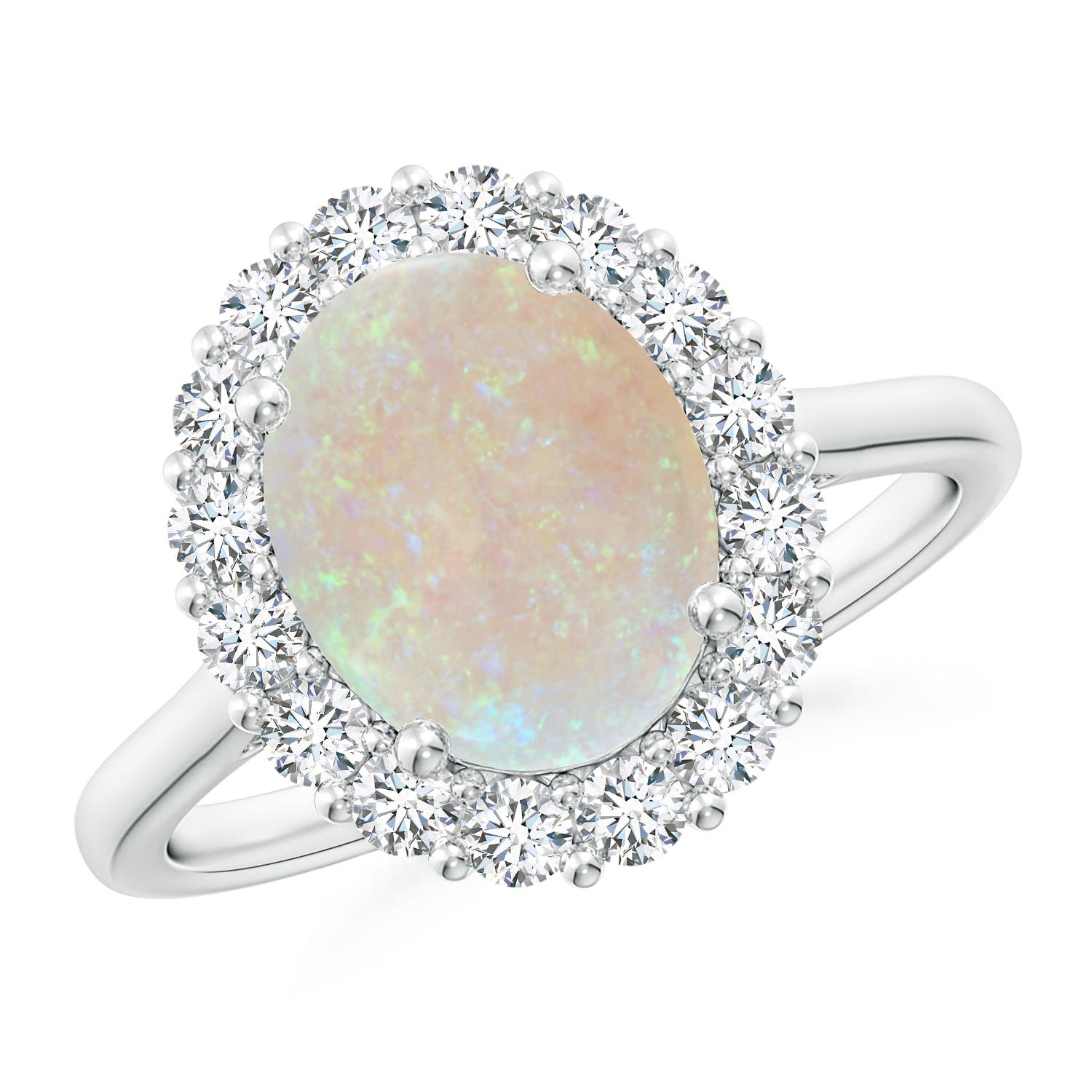 AA - Opal / 2.01 CT / 14 KT White Gold