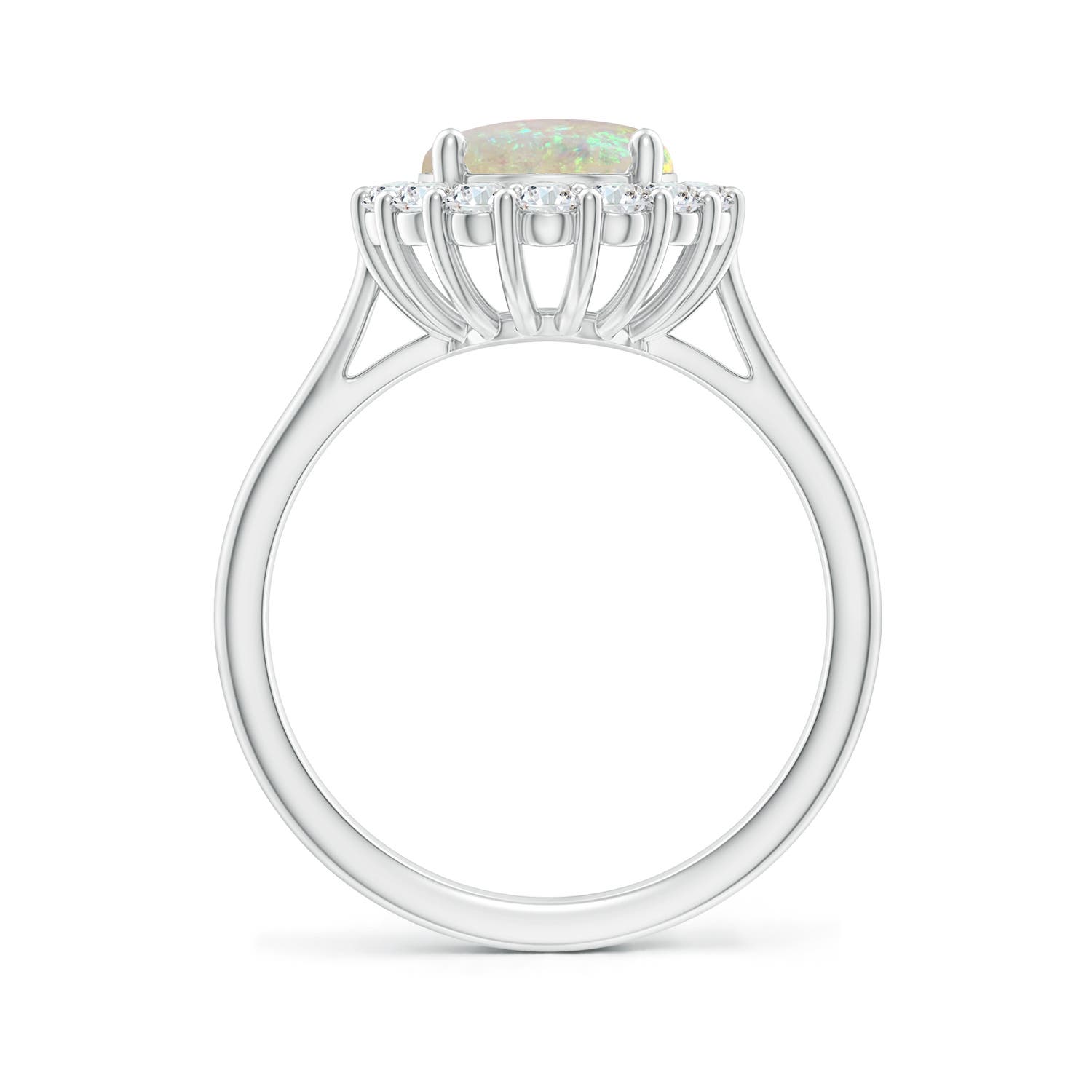 AAA - Opal / 2.01 CT / 14 KT White Gold