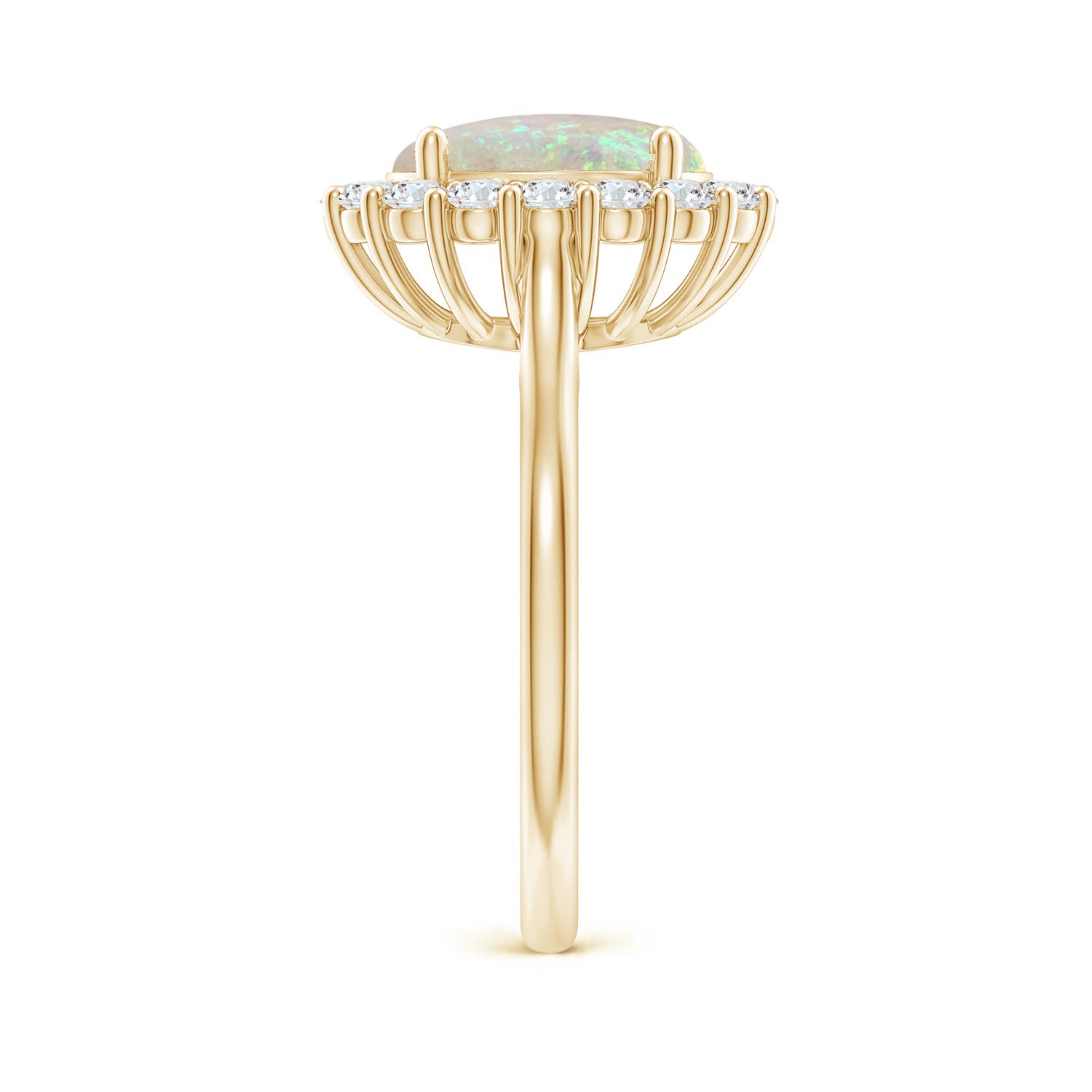 AAA - Opal / 2.01 CT / 14 KT Yellow Gold