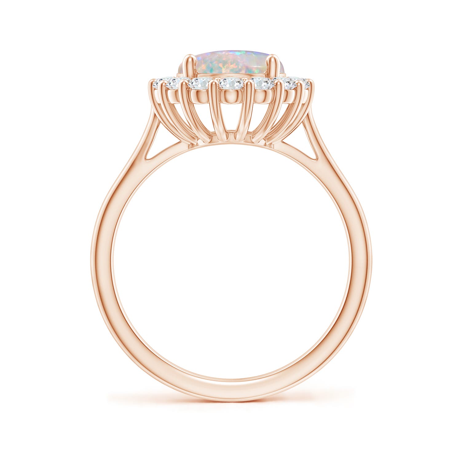 AAAA - Opal / 2.01 CT / 14 KT Rose Gold