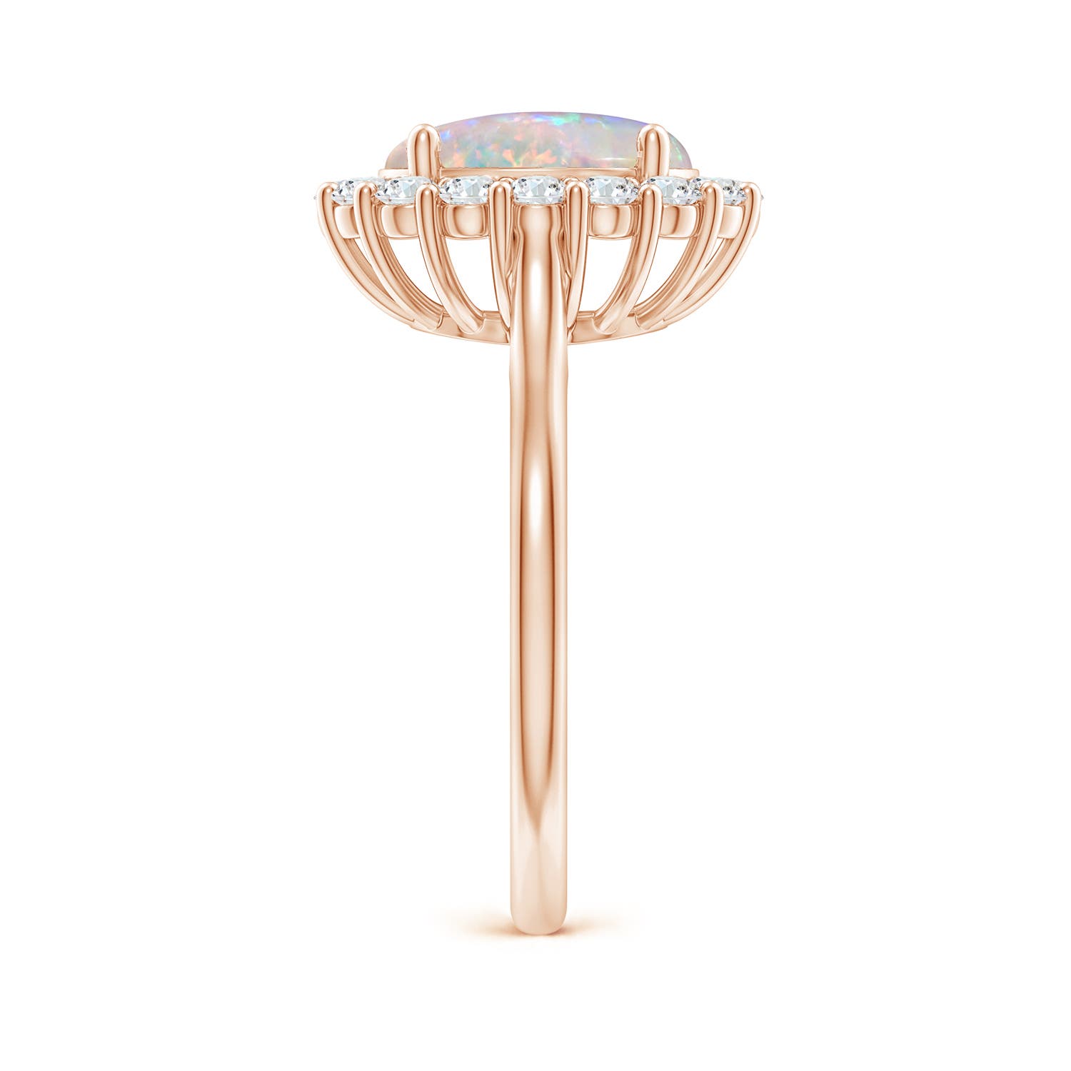 AAAA - Opal / 2.01 CT / 14 KT Rose Gold