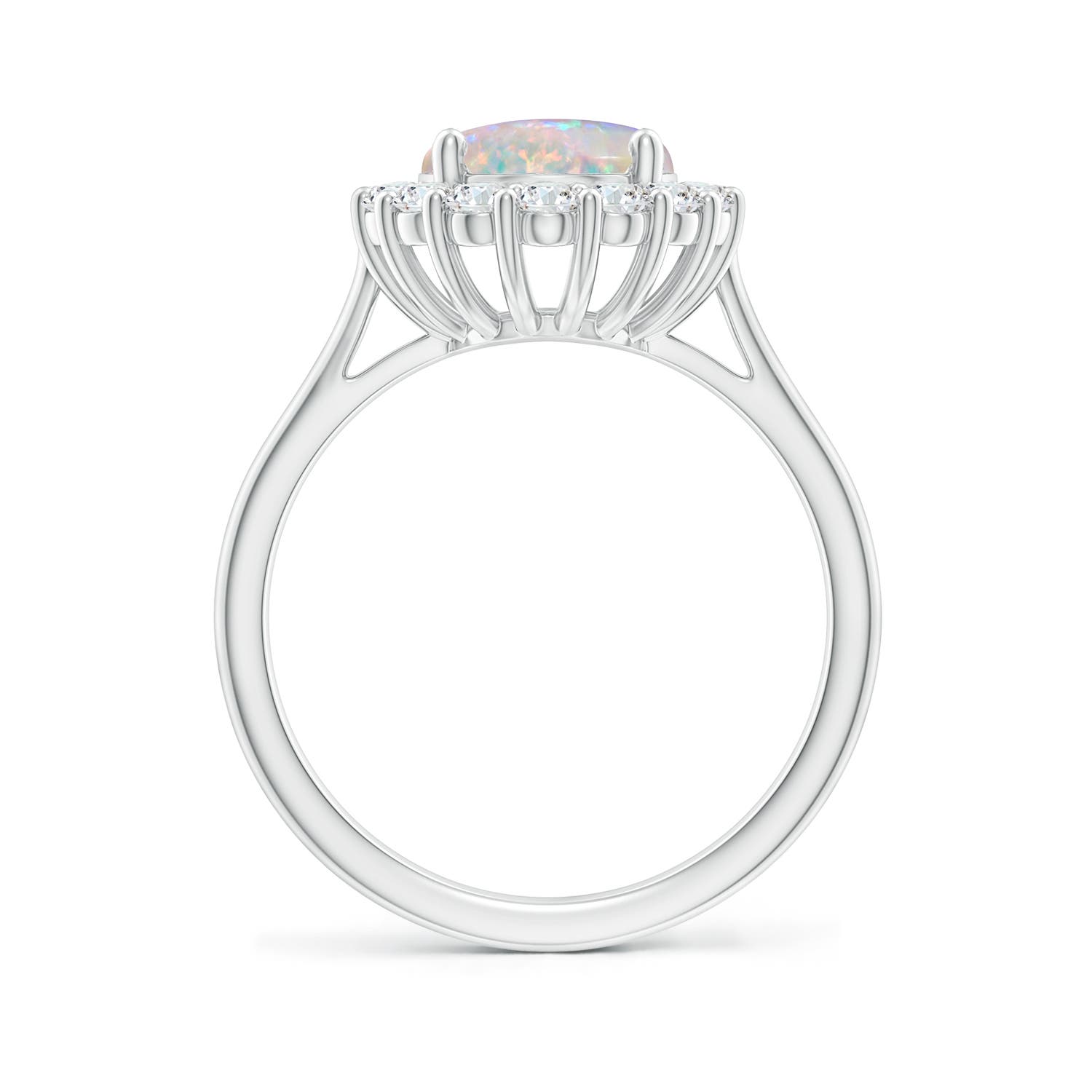 AAAA - Opal / 2.01 CT / 14 KT White Gold