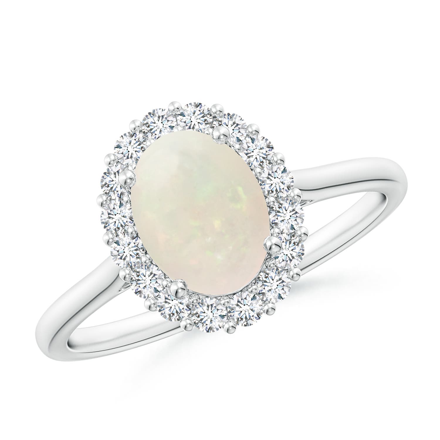 A - Opal / 1.09 CT / 14 KT White Gold