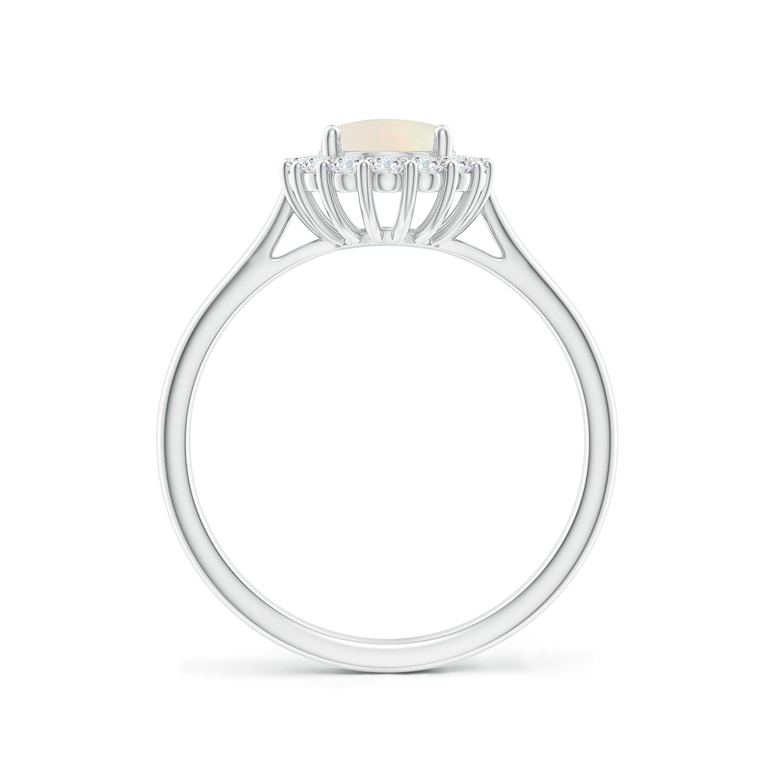 A - Opal / 1.09 CT / 14 KT White Gold