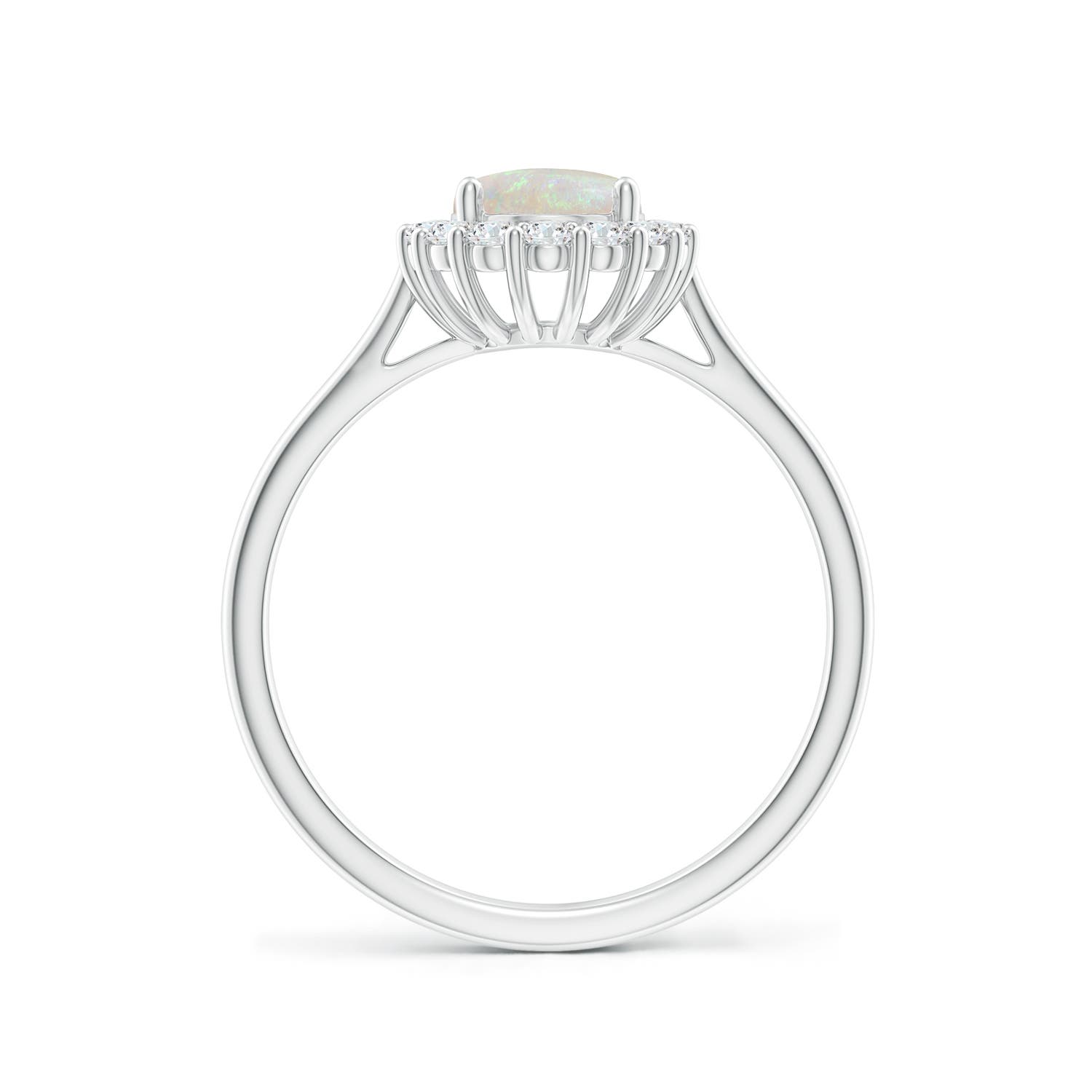 AA - Opal / 1.09 CT / 14 KT White Gold