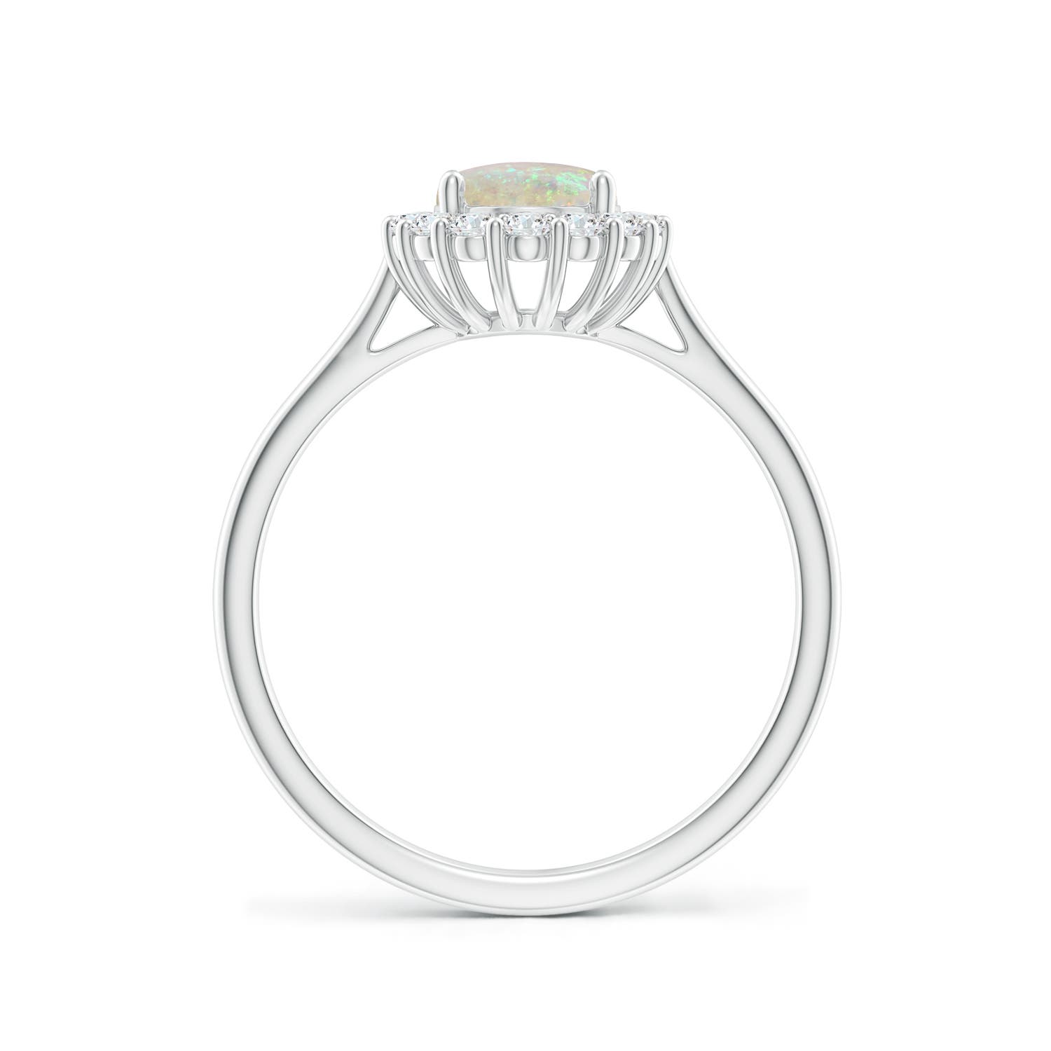 AAA - Opal / 1.09 CT / 14 KT White Gold