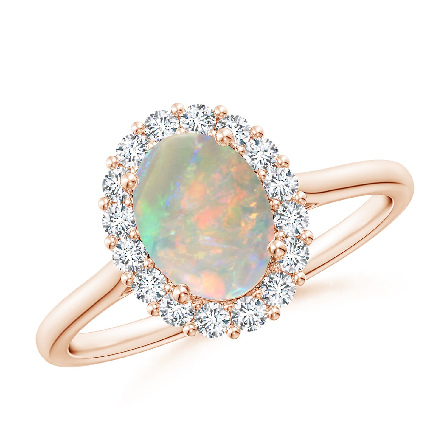 AAAA - Opal / 1.09 CT / 14 KT Rose Gold