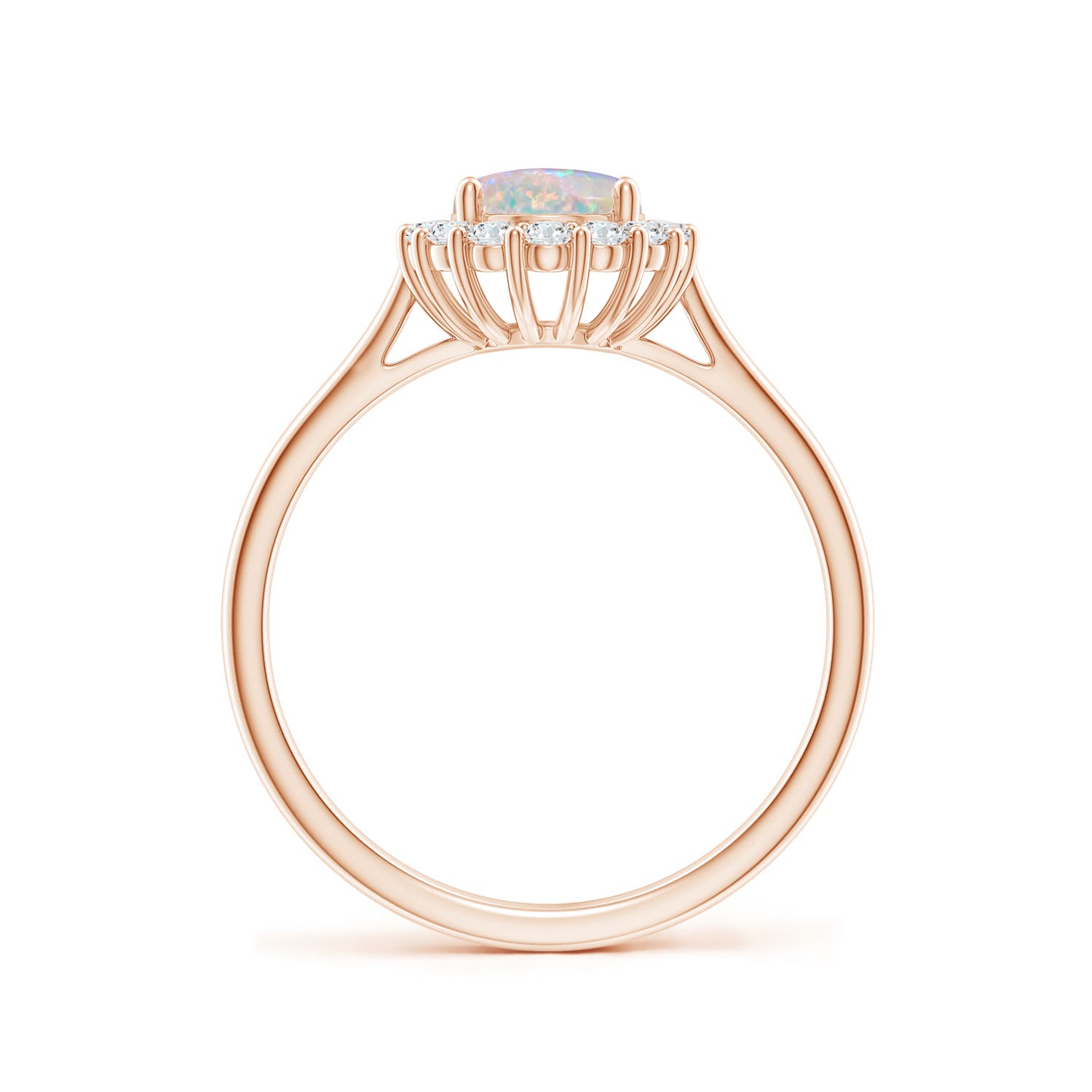 AAAA - Opal / 1.09 CT / 14 KT Rose Gold