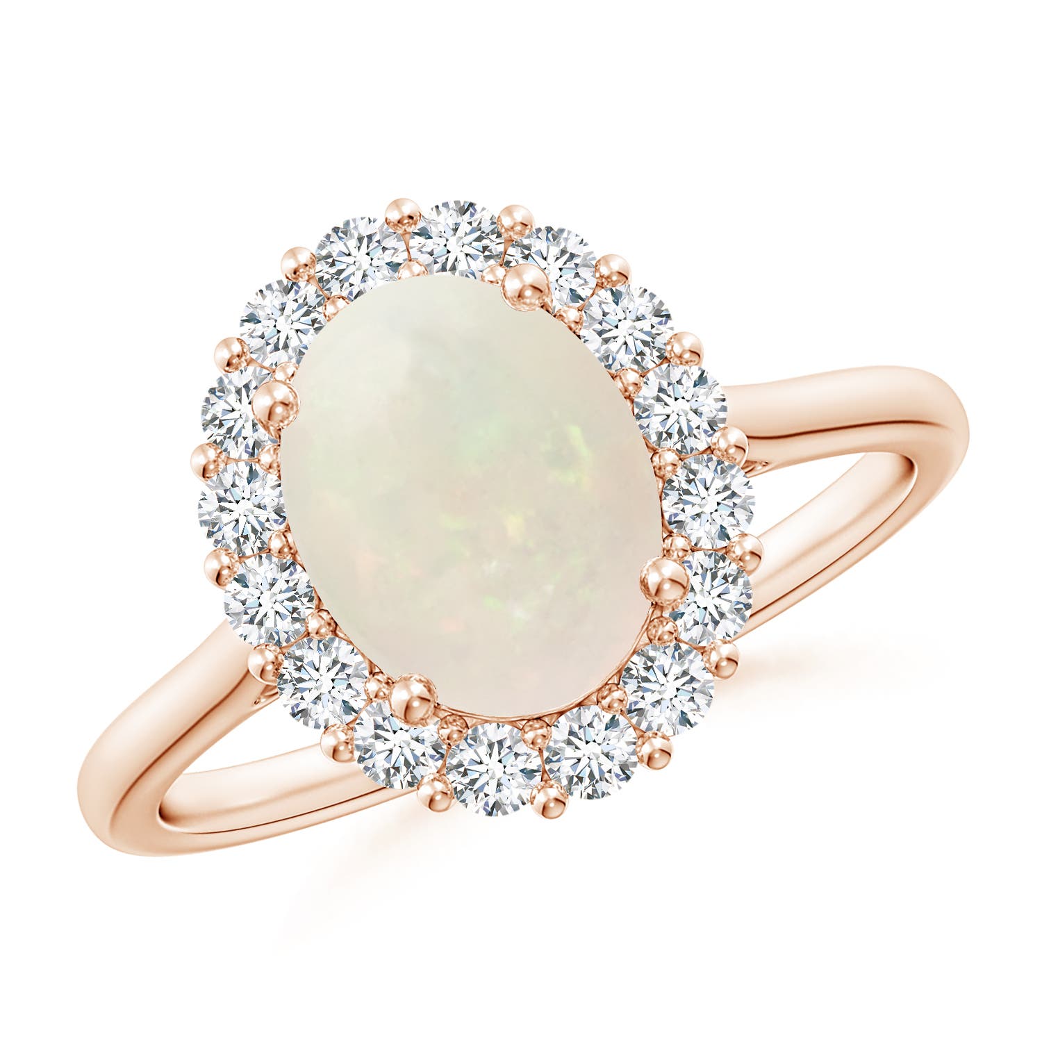 A - Opal / 1.5 CT / 14 KT Rose Gold