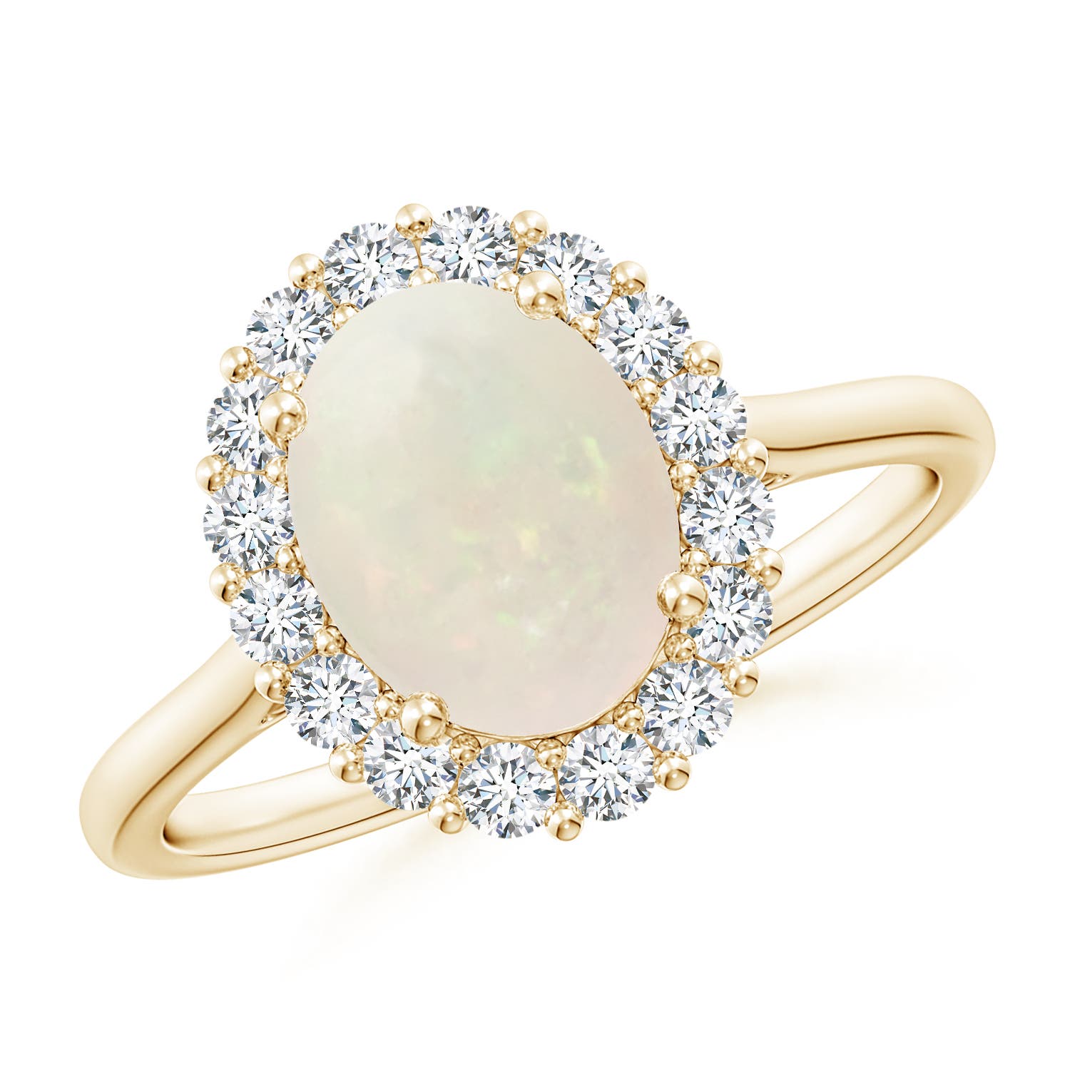 A - Opal / 1.5 CT / 14 KT Yellow Gold