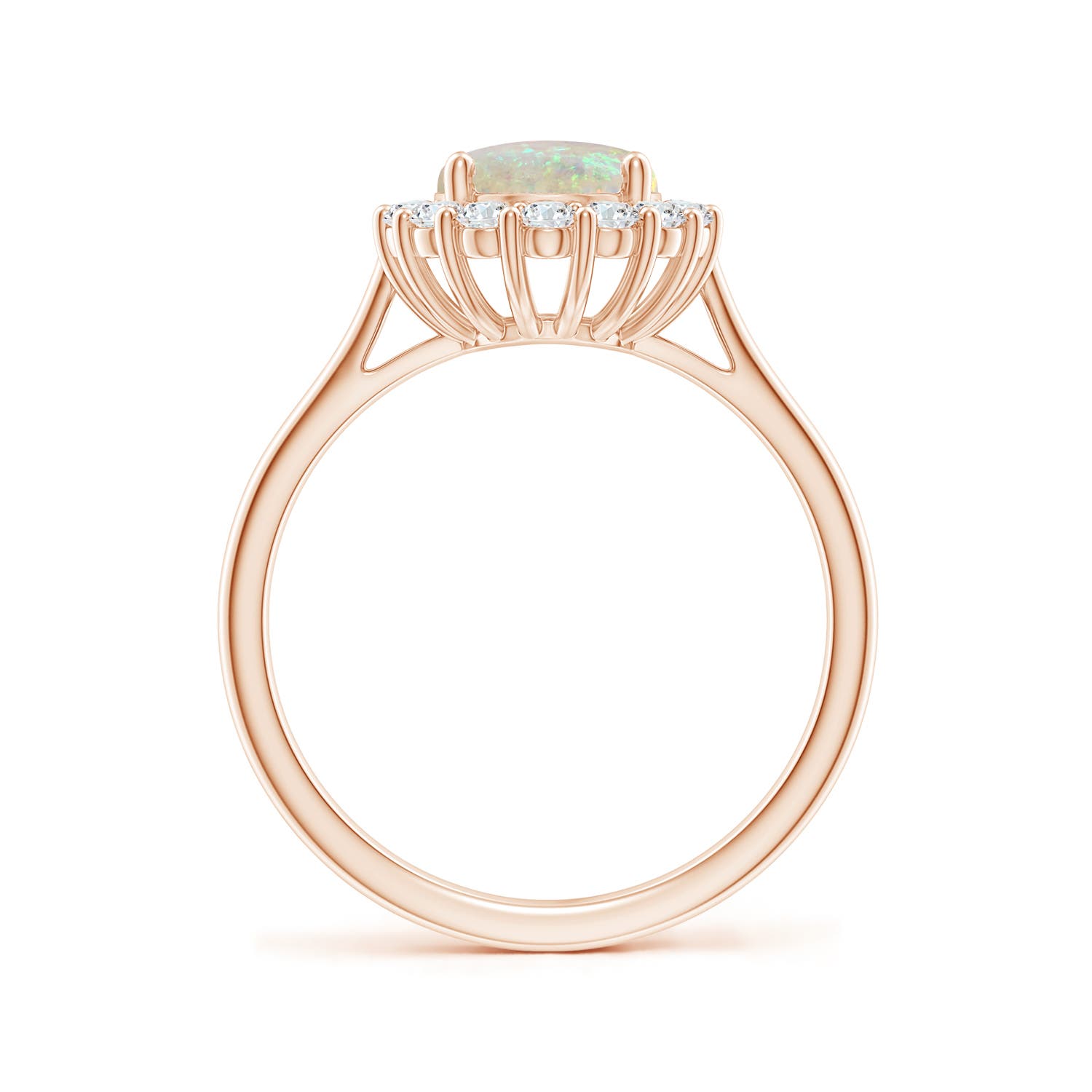 AAA - Opal / 1.5 CT / 14 KT Rose Gold