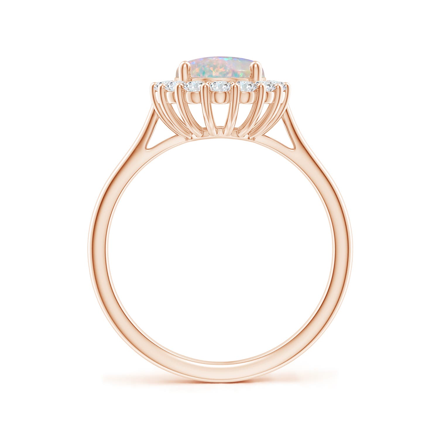 AAAA - Opal / 1.5 CT / 14 KT Rose Gold