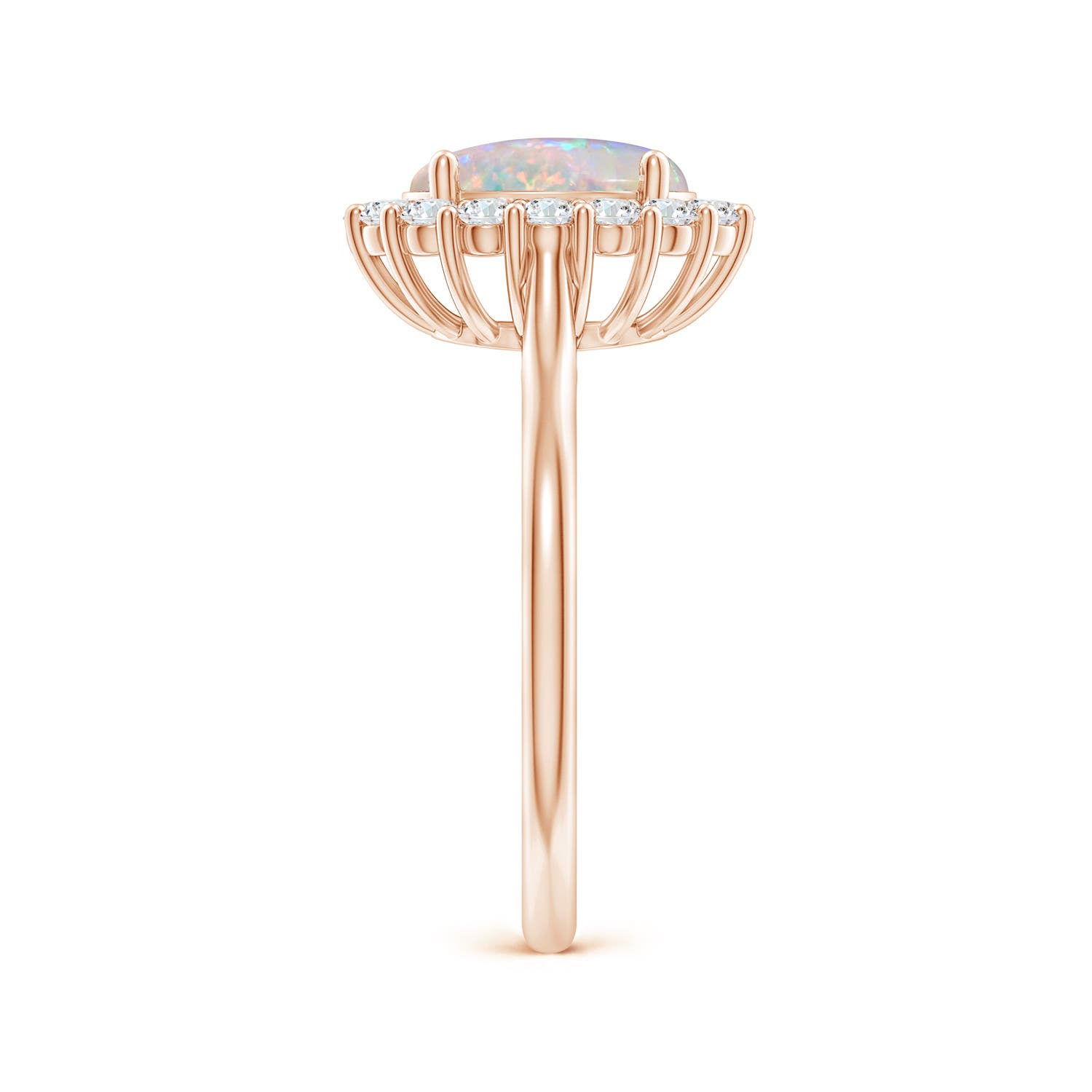 AAAA - Opal / 1.5 CT / 14 KT Rose Gold