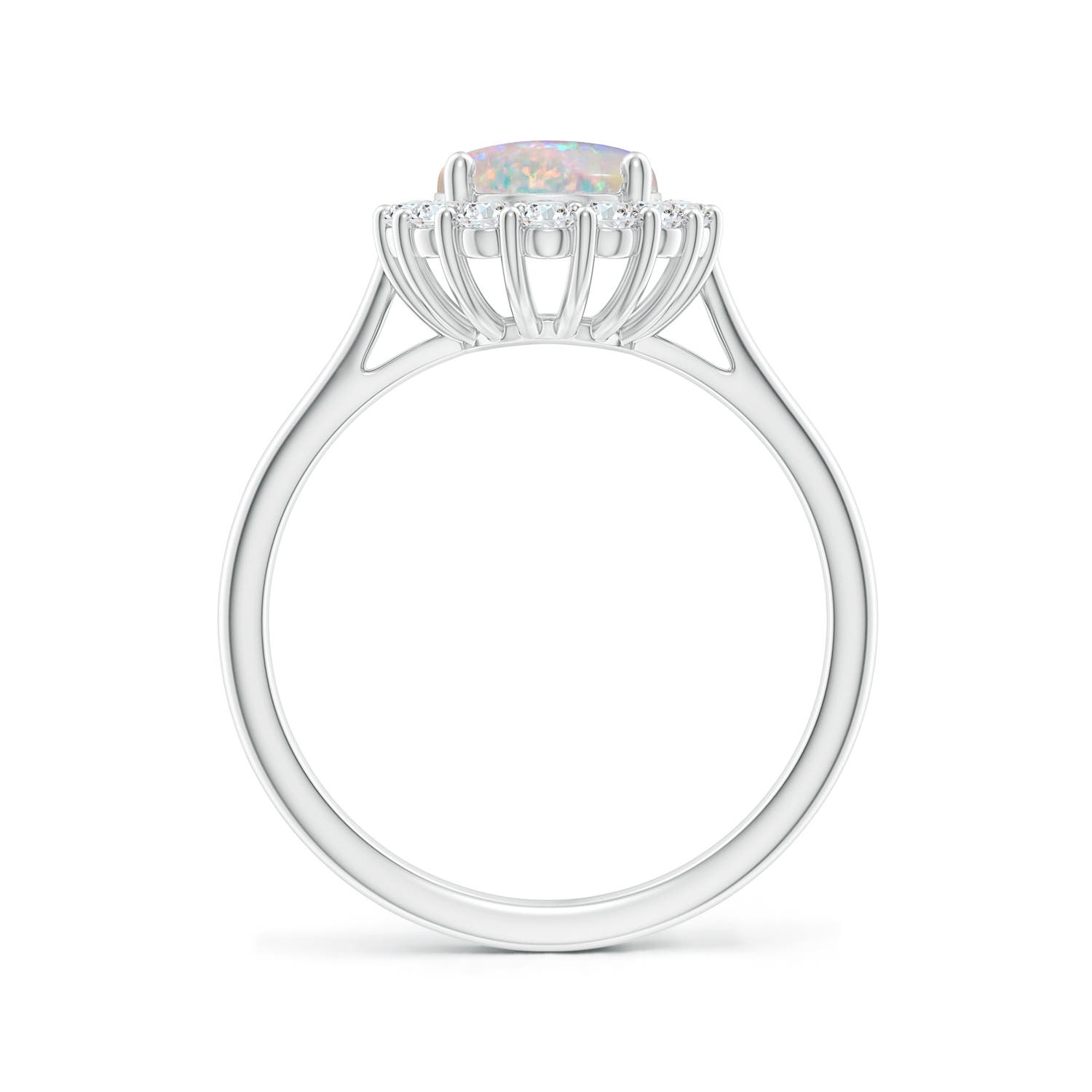 AAAA - Opal / 1.5 CT / 14 KT White Gold