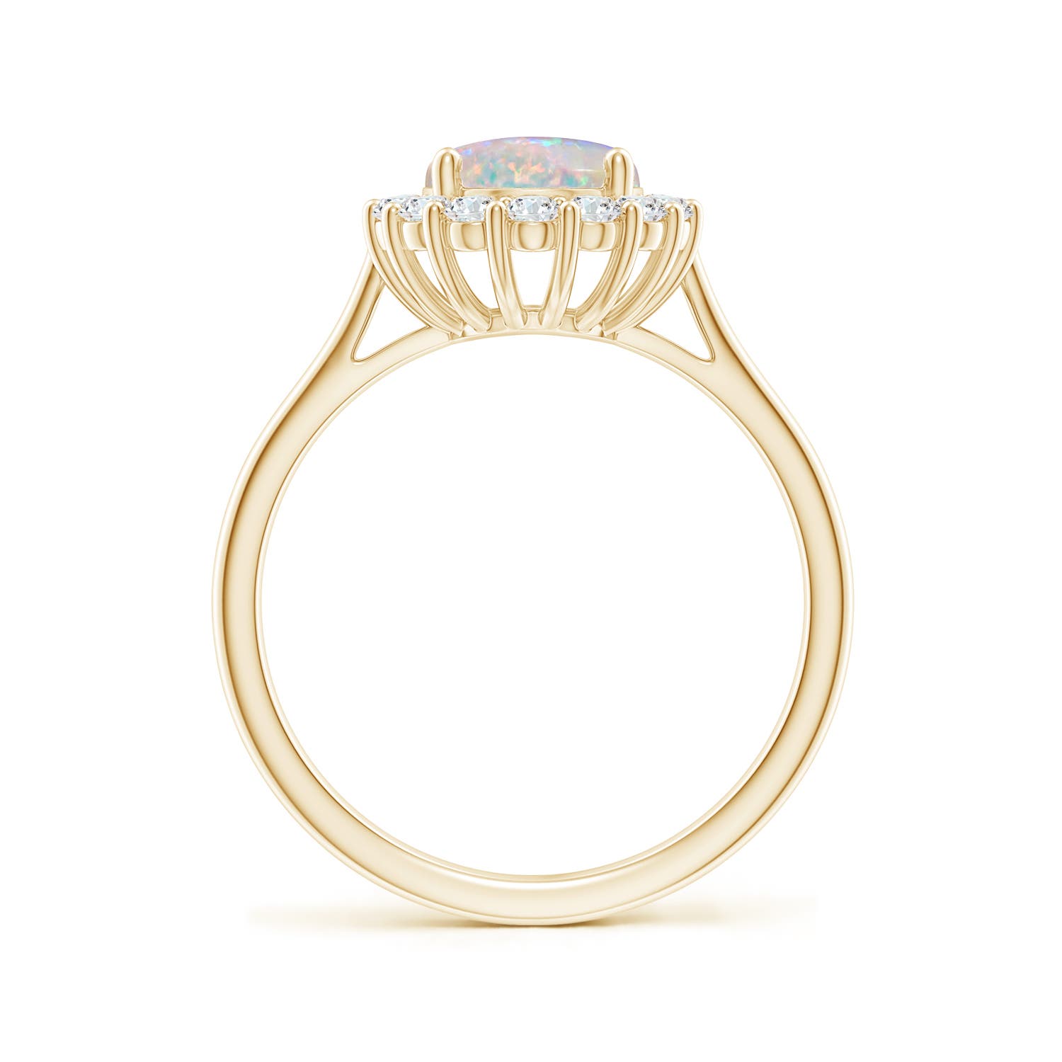 AAAA - Opal / 1.5 CT / 14 KT Yellow Gold