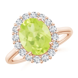 Oval A Peridot