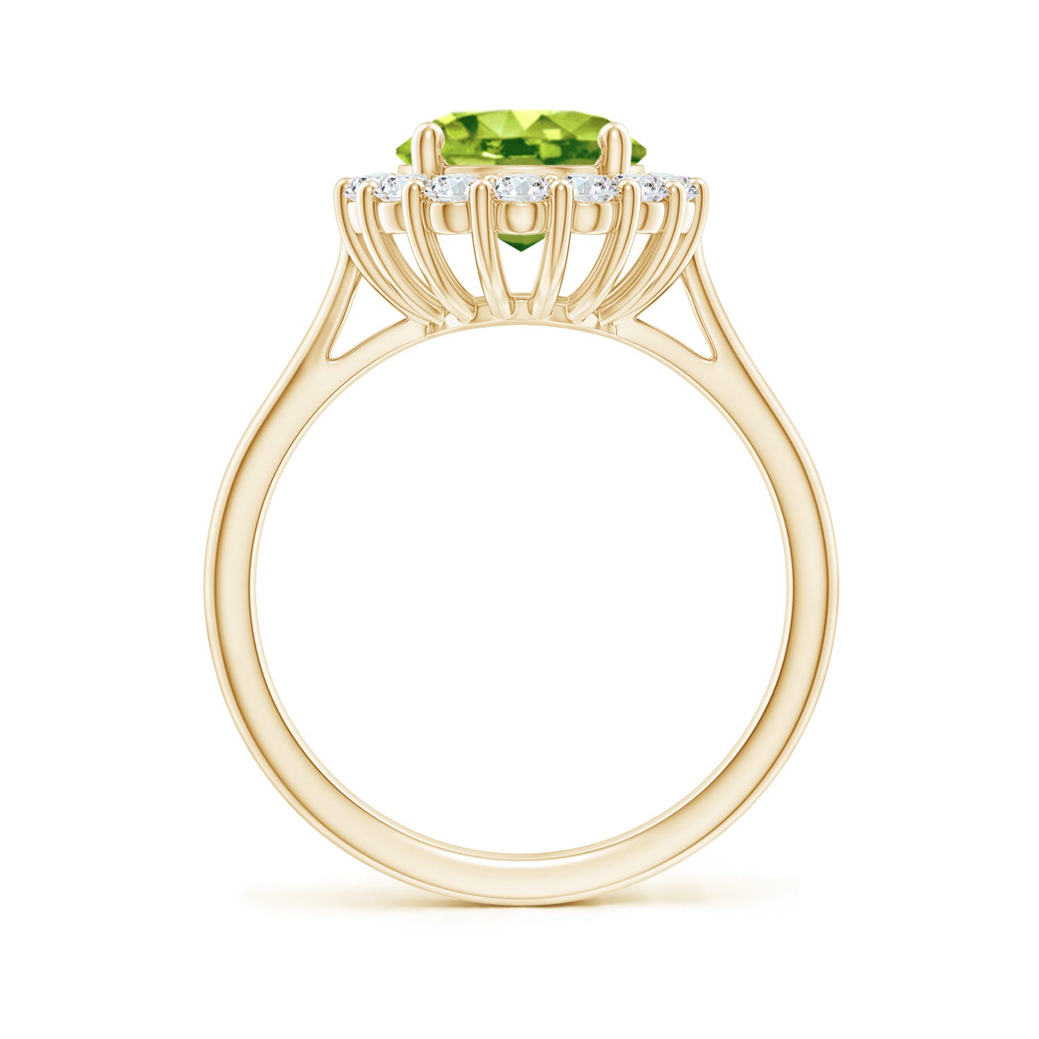 AAA - Peridot / 3.16 CT / 14 KT Yellow Gold